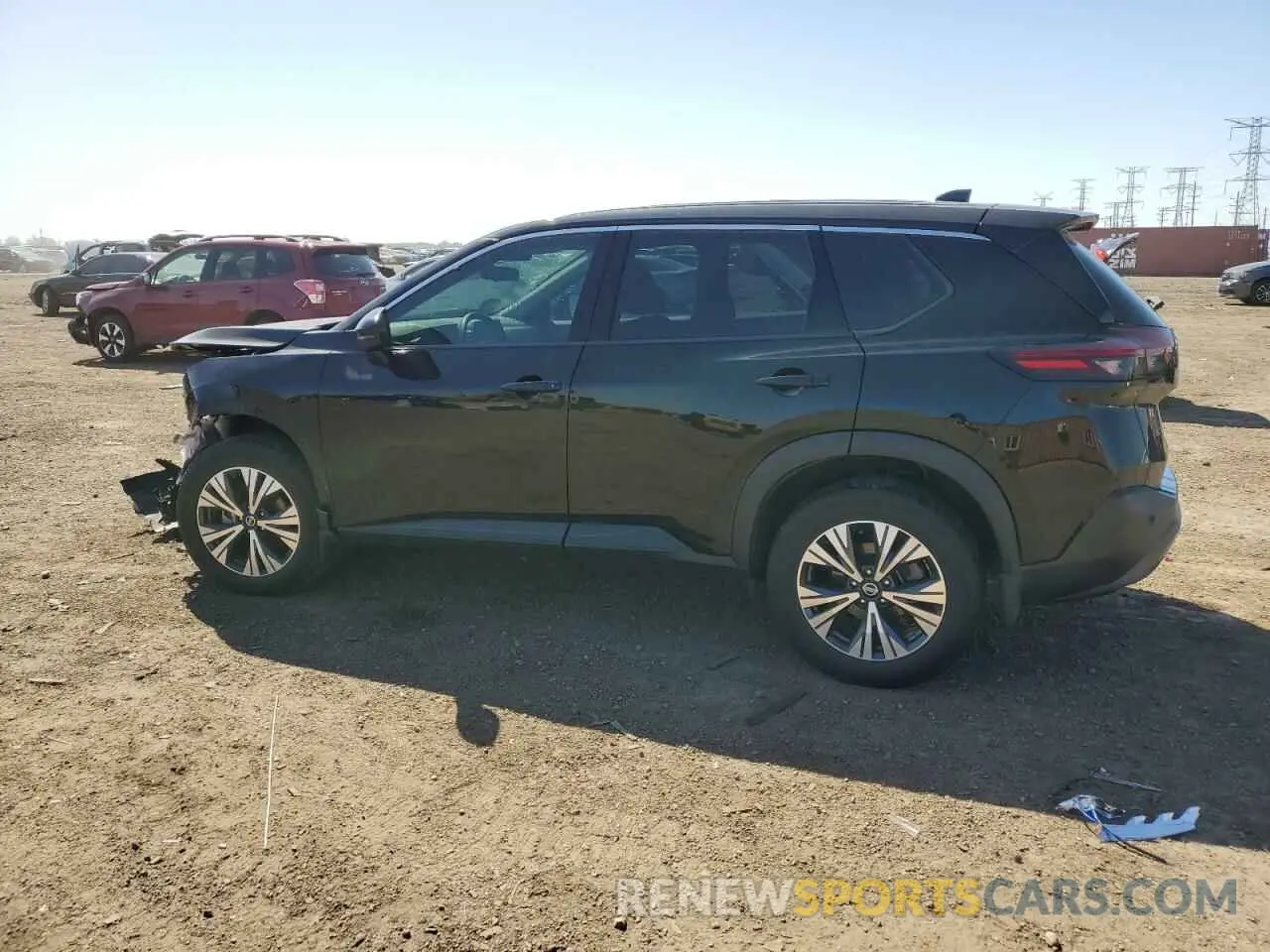 2 Photograph of a damaged car 5N1AT3BA2MC739843 NISSAN ROGUE 2021