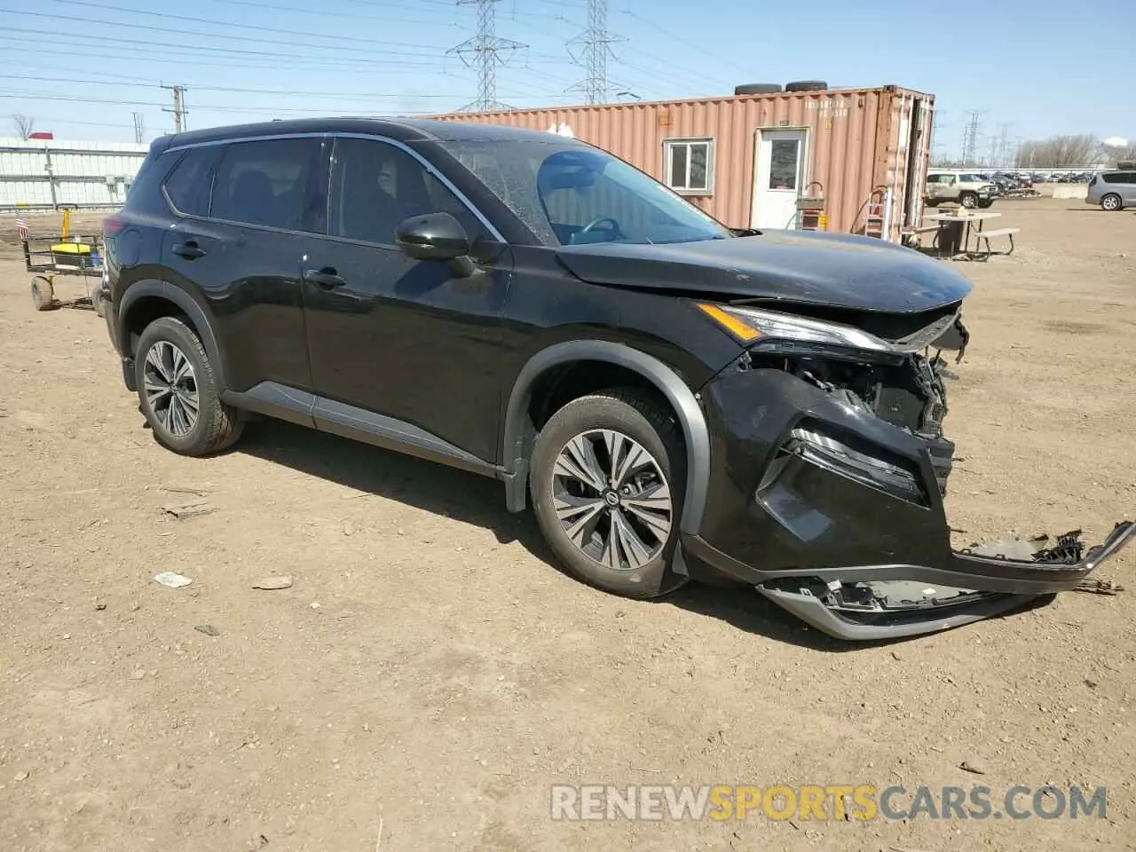4 Photograph of a damaged car 5N1AT3BA2MC739843 NISSAN ROGUE 2021
