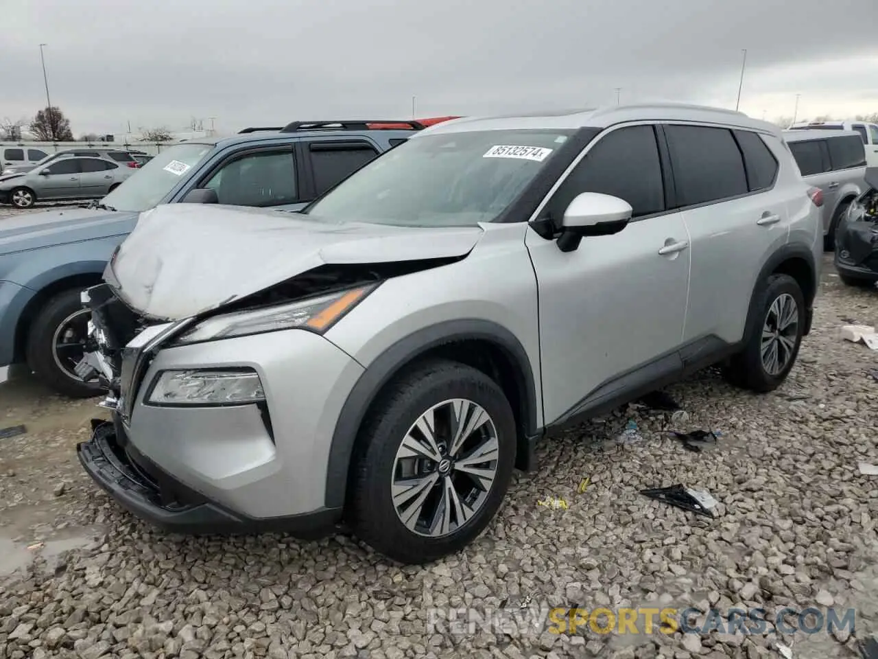 1 Photograph of a damaged car 5N1AT3BA2MC749949 NISSAN ROGUE 2021