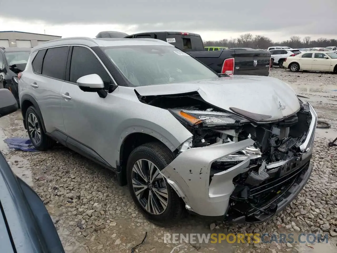 4 Photograph of a damaged car 5N1AT3BA2MC749949 NISSAN ROGUE 2021