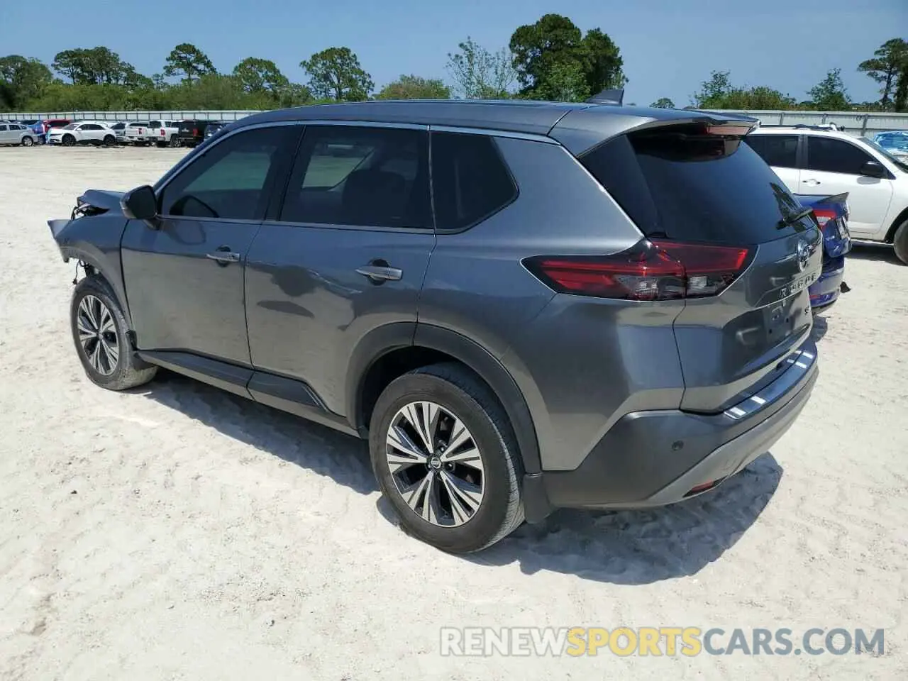 2 Photograph of a damaged car 5N1AT3BA2MC780991 NISSAN ROGUE 2021