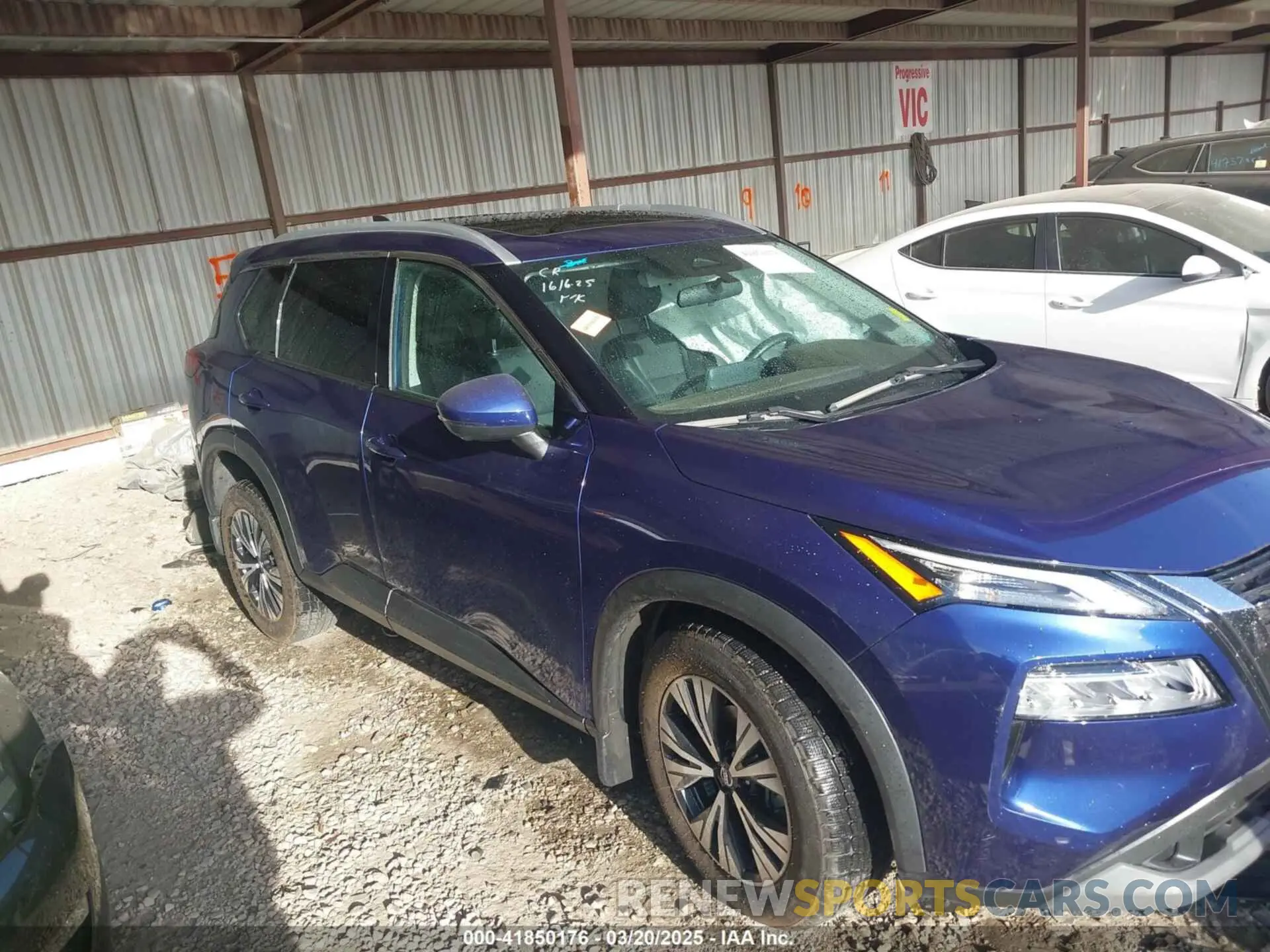 1 Photograph of a damaged car 5N1AT3BA2MC784863 NISSAN ROGUE 2021