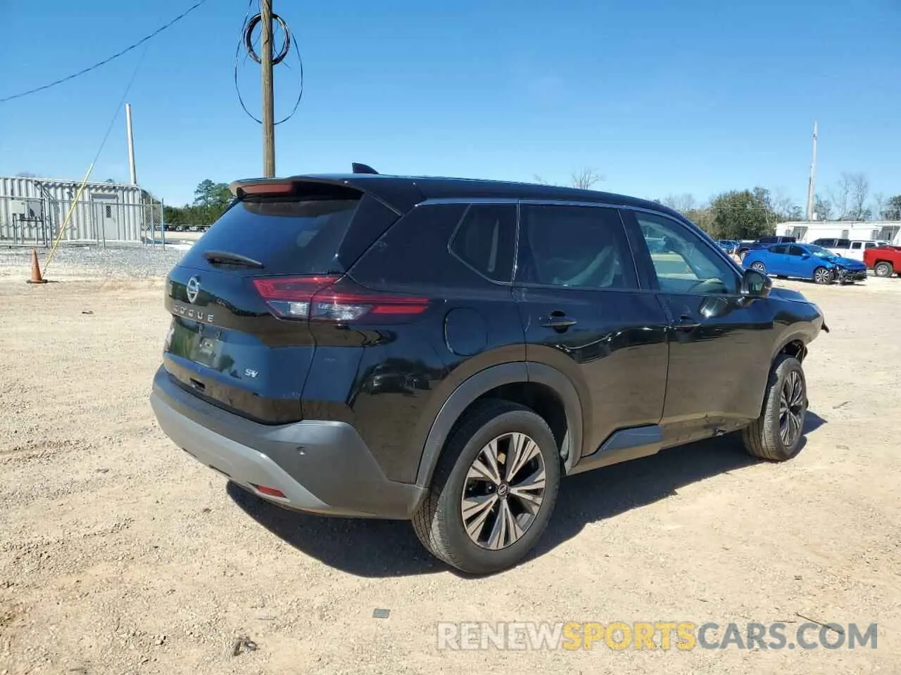 3 Photograph of a damaged car 5N1AT3BA3MC766520 NISSAN ROGUE 2021