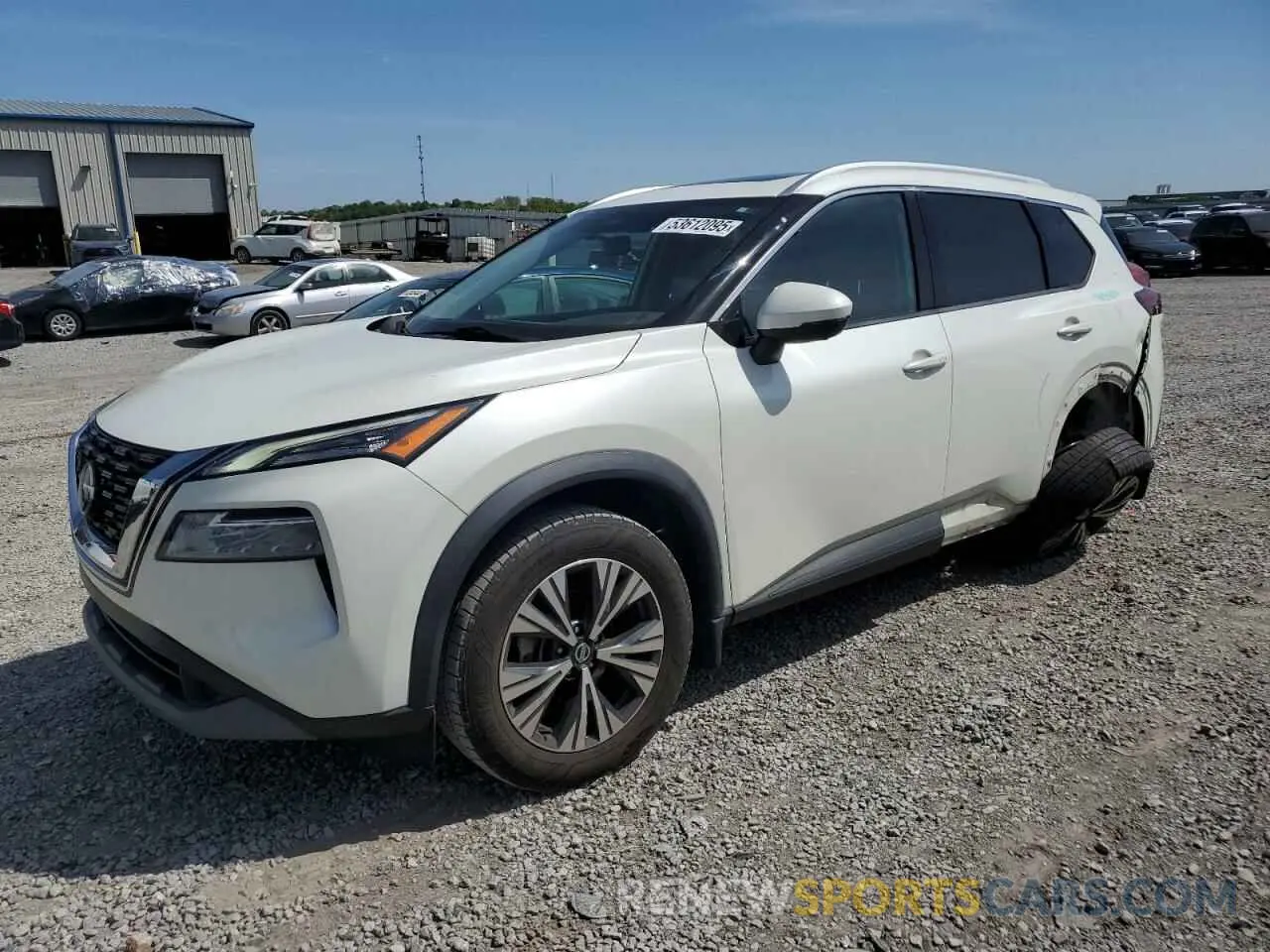 1 Photograph of a damaged car 5N1AT3BA3MC792048 NISSAN ROGUE 2021