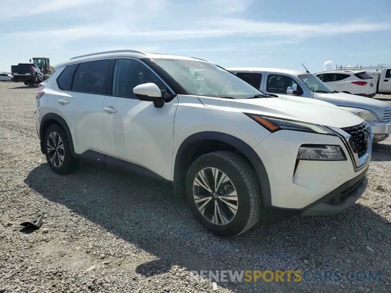 4 Photograph of a damaged car 5N1AT3BA3MC792048 NISSAN ROGUE 2021