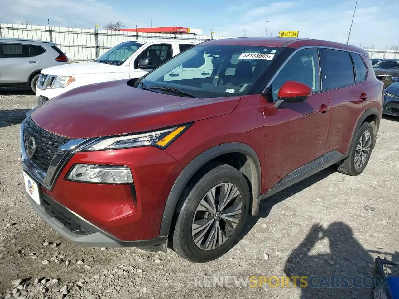 1 Photograph of a damaged car 5N1AT3BA3MC818275 NISSAN ROGUE 2021