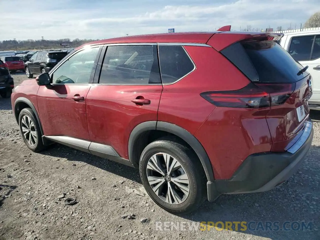 2 Photograph of a damaged car 5N1AT3BA3MC818275 NISSAN ROGUE 2021