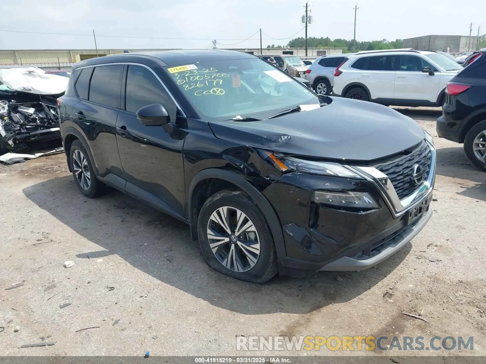 1 Photograph of a damaged car 5N1AT3BA3MC826179 NISSAN ROGUE 2021