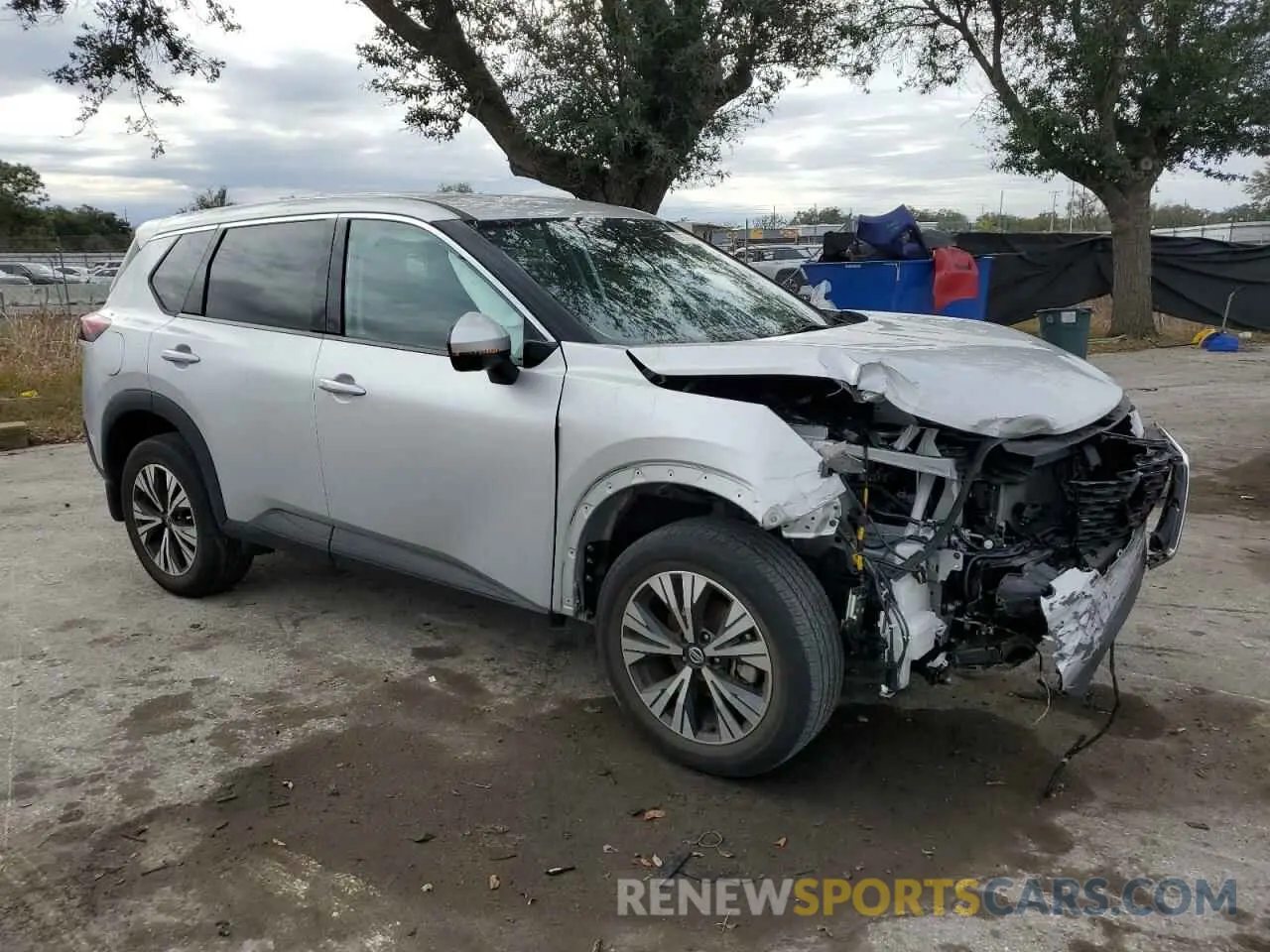 4 Photograph of a damaged car 5N1AT3BA3MC835948 NISSAN ROGUE 2021