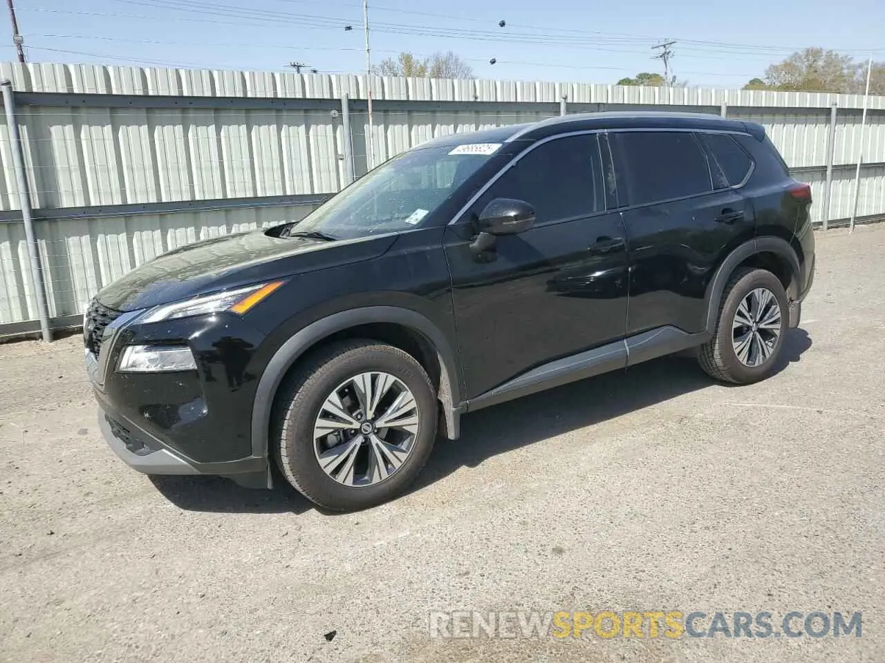 1 Photograph of a damaged car 5N1AT3BA3MC844049 NISSAN ROGUE 2021