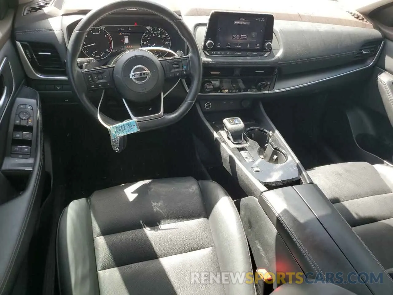 8 Photograph of a damaged car 5N1AT3BA3MC844049 NISSAN ROGUE 2021