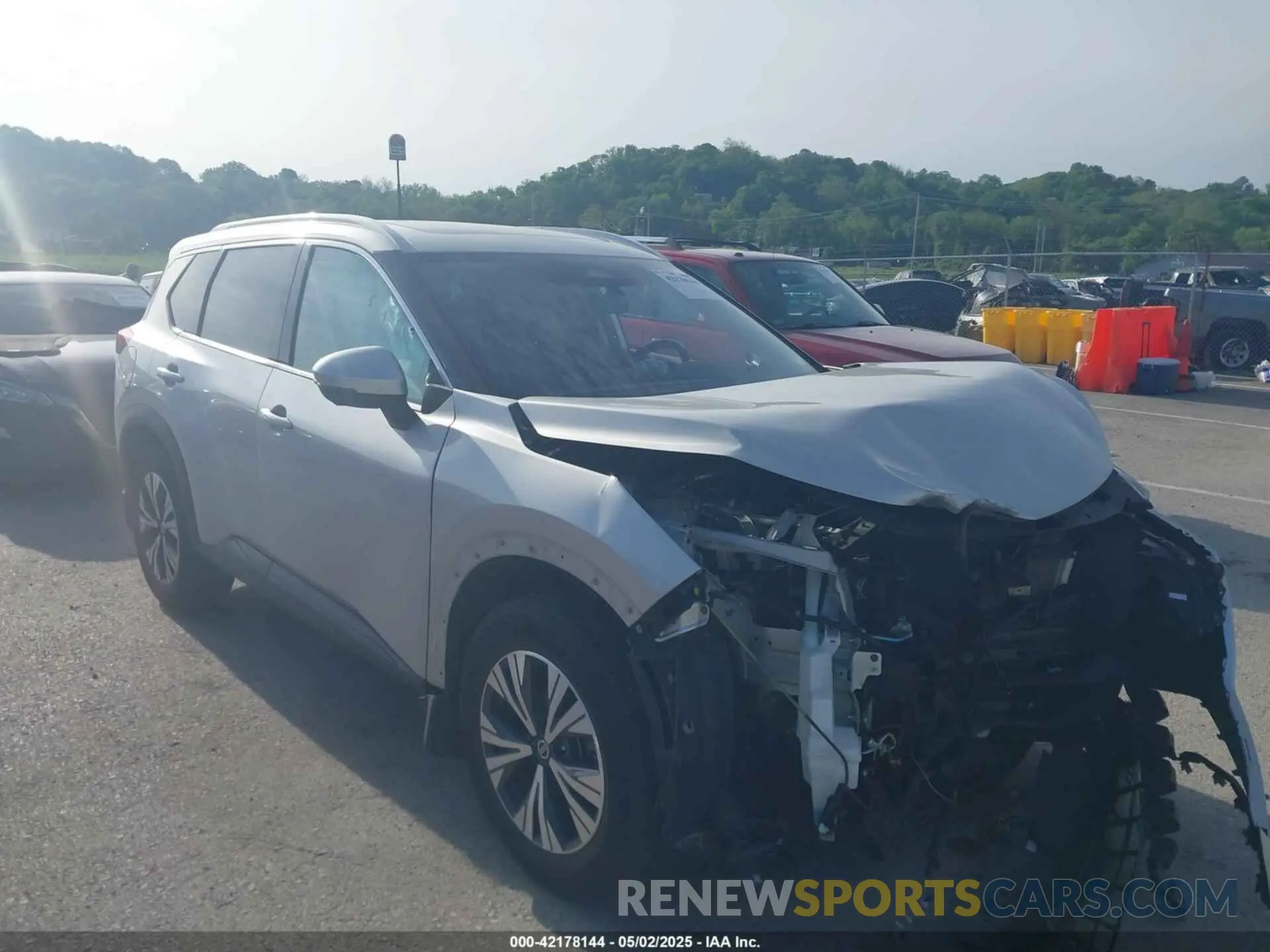 1 Photograph of a damaged car 5N1AT3BA3MC850448 NISSAN ROGUE 2021