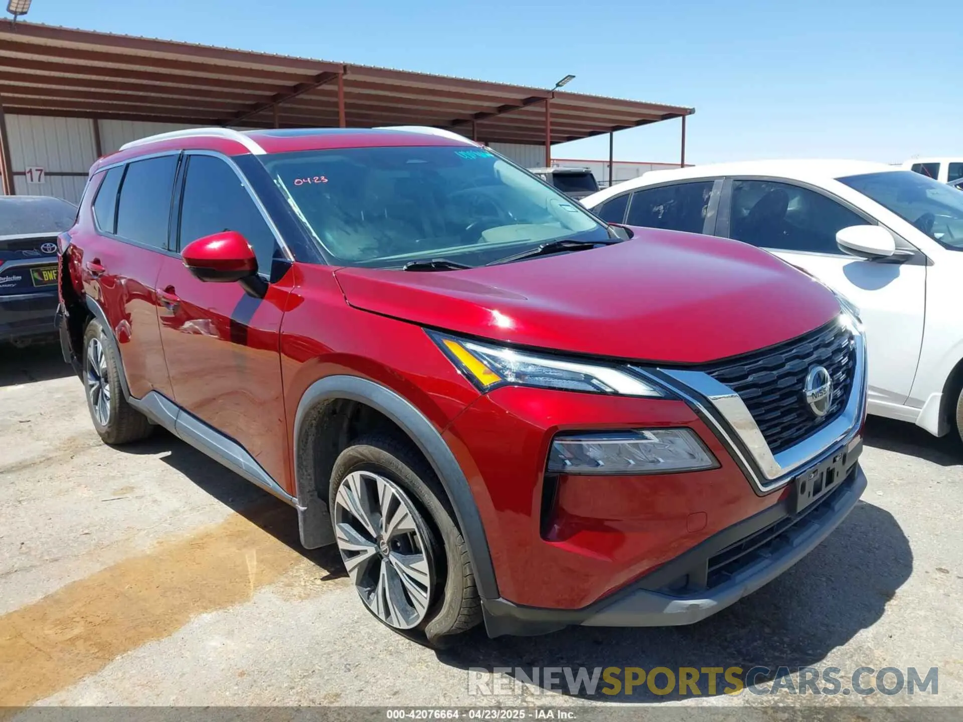 1 Photograph of a damaged car 5N1AT3BA4MC679774 NISSAN ROGUE 2021