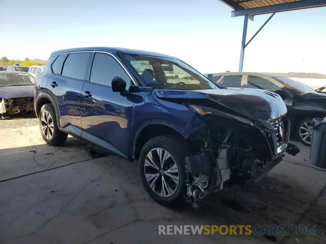 4 Photograph of a damaged car 5N1AT3BA4MC708366 NISSAN ROGUE 2021