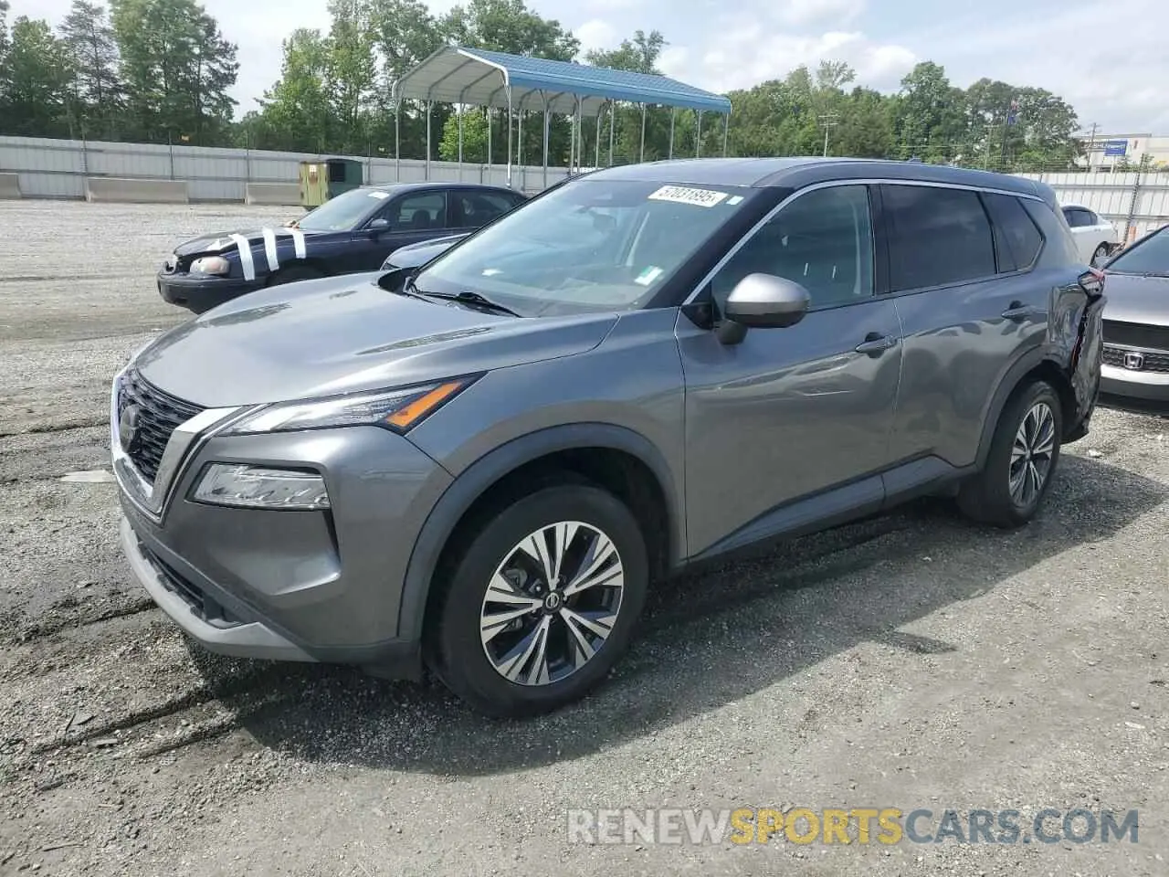1 Photograph of a damaged car 5N1AT3BA4MC717911 NISSAN ROGUE 2021
