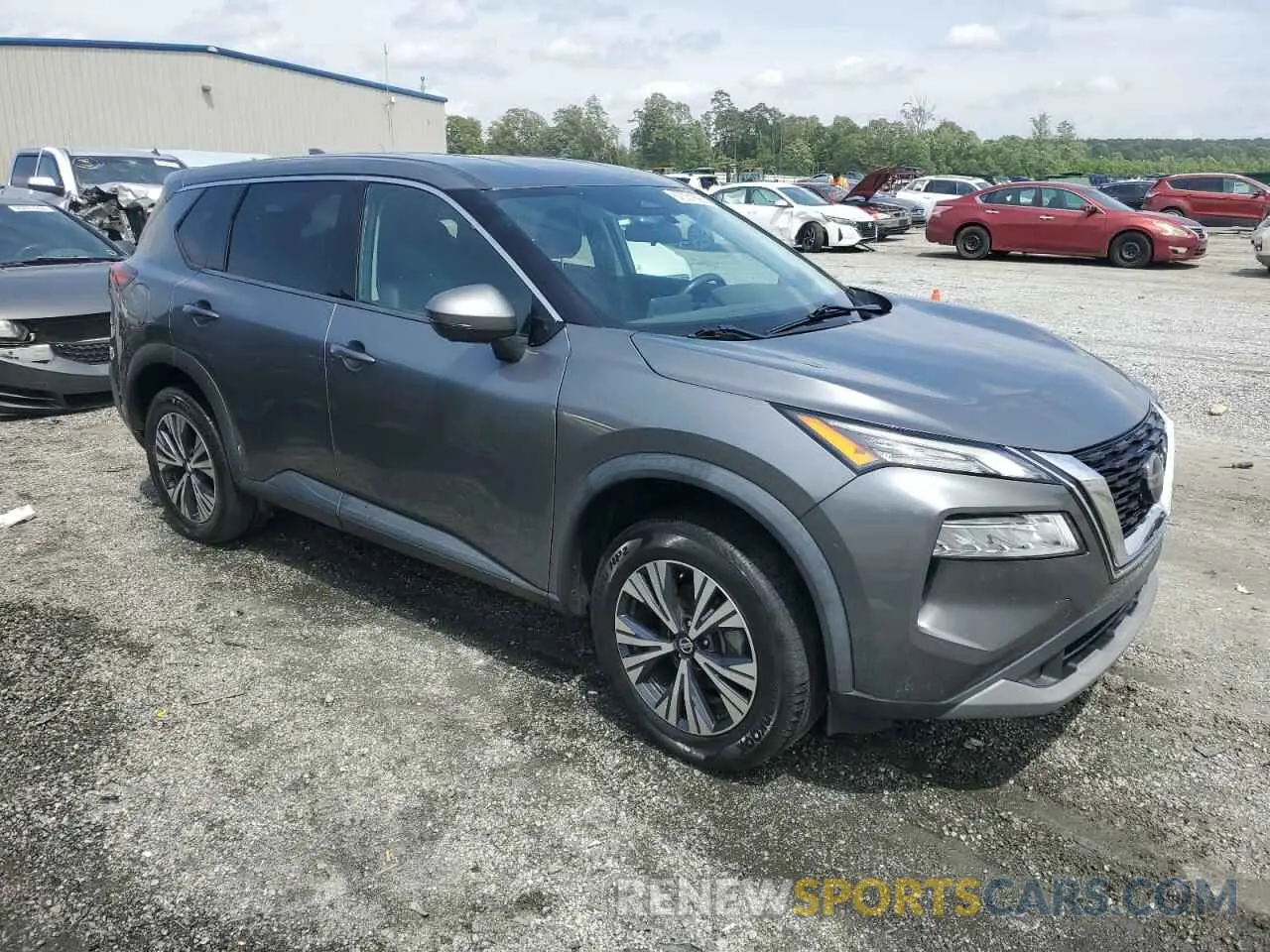 4 Photograph of a damaged car 5N1AT3BA4MC717911 NISSAN ROGUE 2021