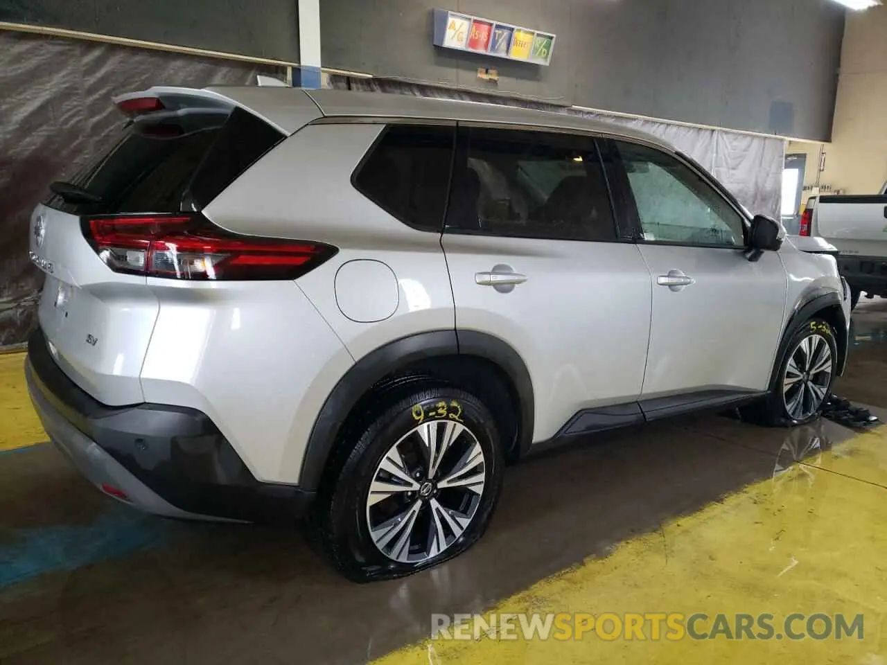 3 Photograph of a damaged car 5N1AT3BA4MC720176 NISSAN ROGUE 2021