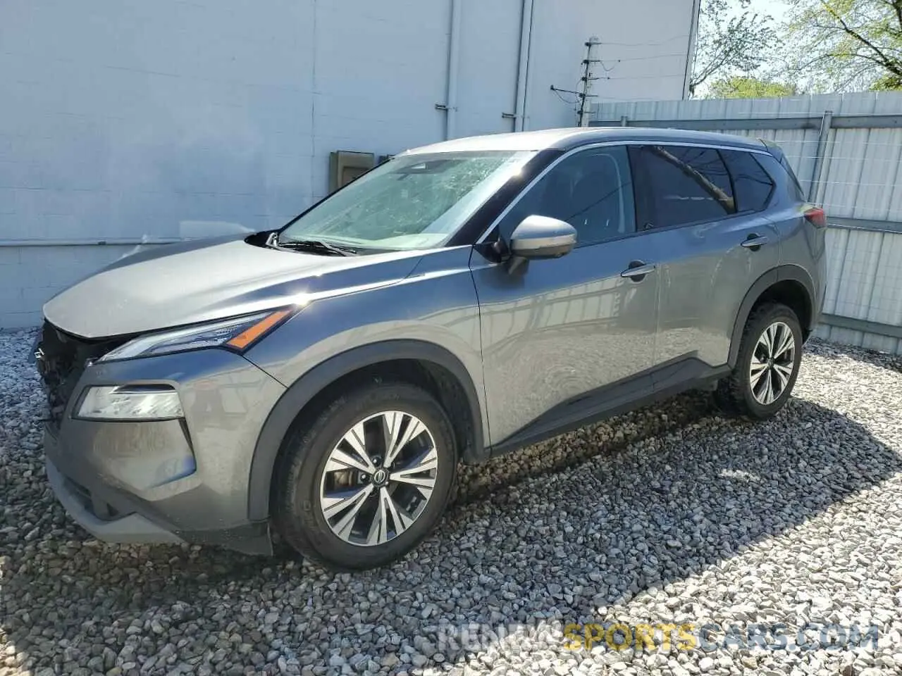 1 Photograph of a damaged car 5N1AT3BA4MC728004 NISSAN ROGUE 2021