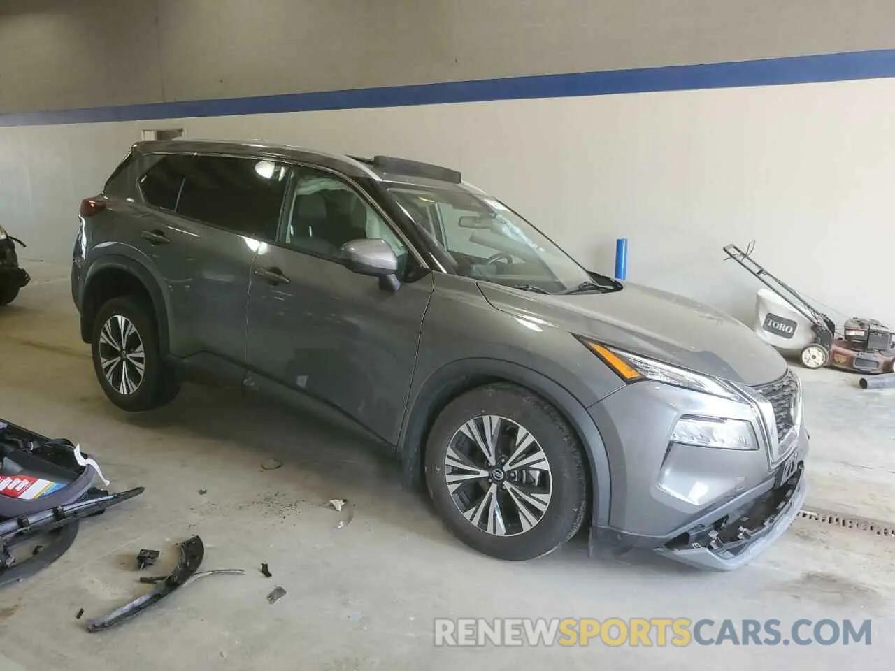 4 Photograph of a damaged car 5N1AT3BA4MC753016 NISSAN ROGUE 2021