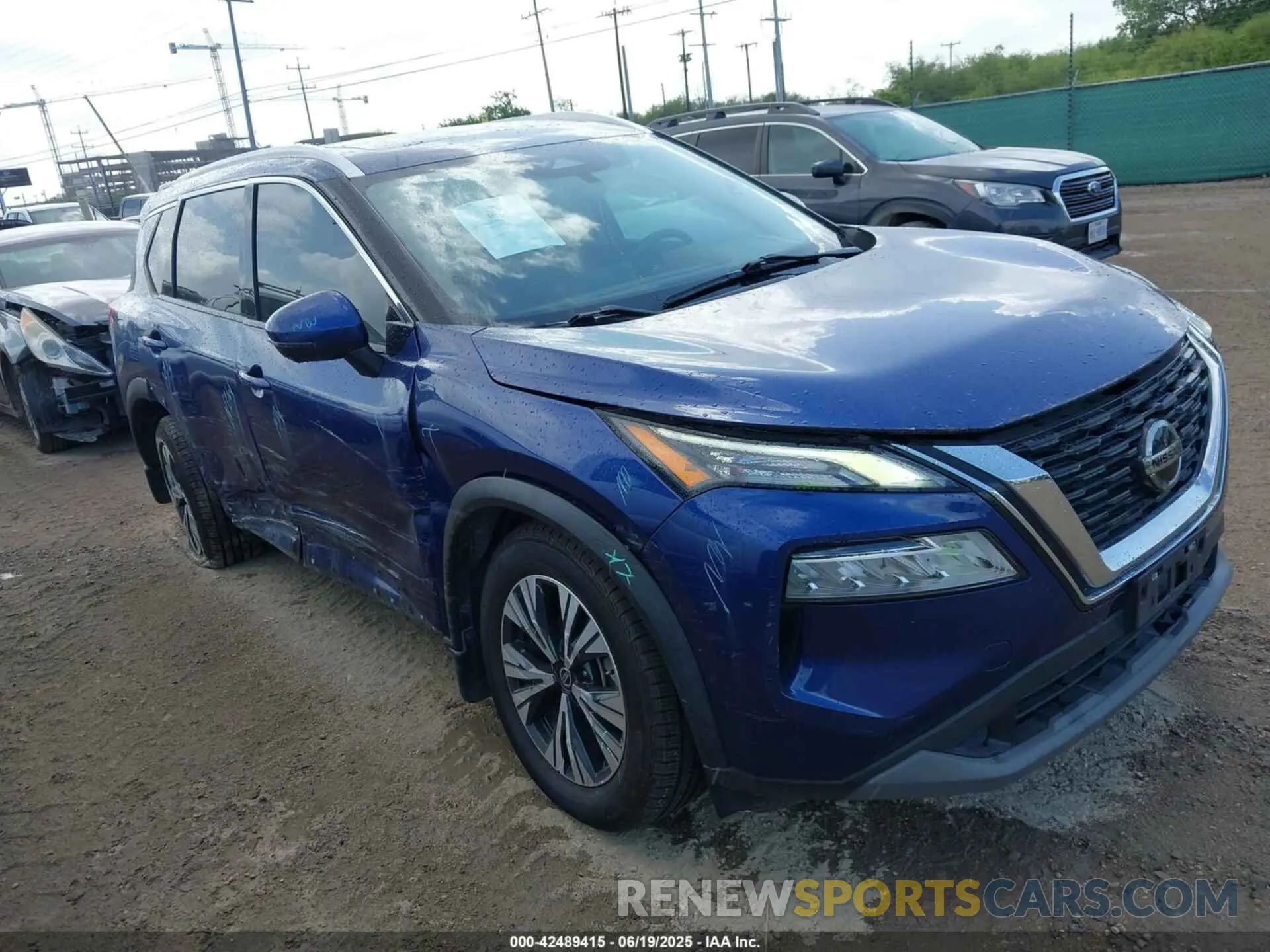 1 Photograph of a damaged car 5N1AT3BA4MC785920 NISSAN ROGUE 2021