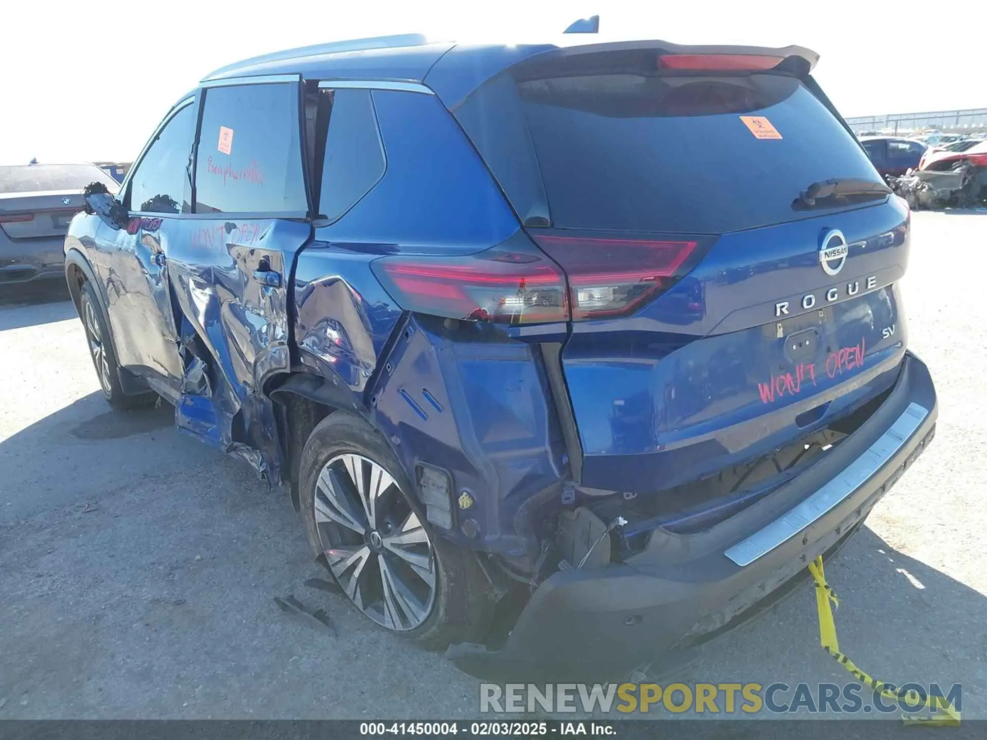 3 Photograph of a damaged car 5N1AT3BA4MC786033 NISSAN ROGUE 2021