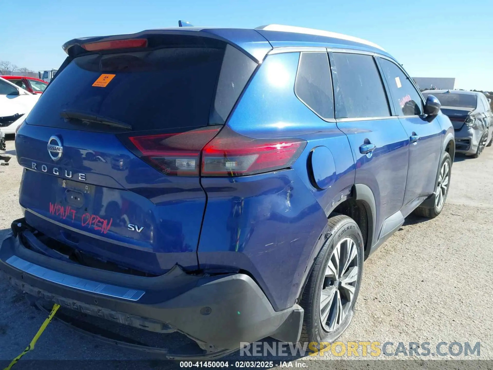 4 Photograph of a damaged car 5N1AT3BA4MC786033 NISSAN ROGUE 2021
