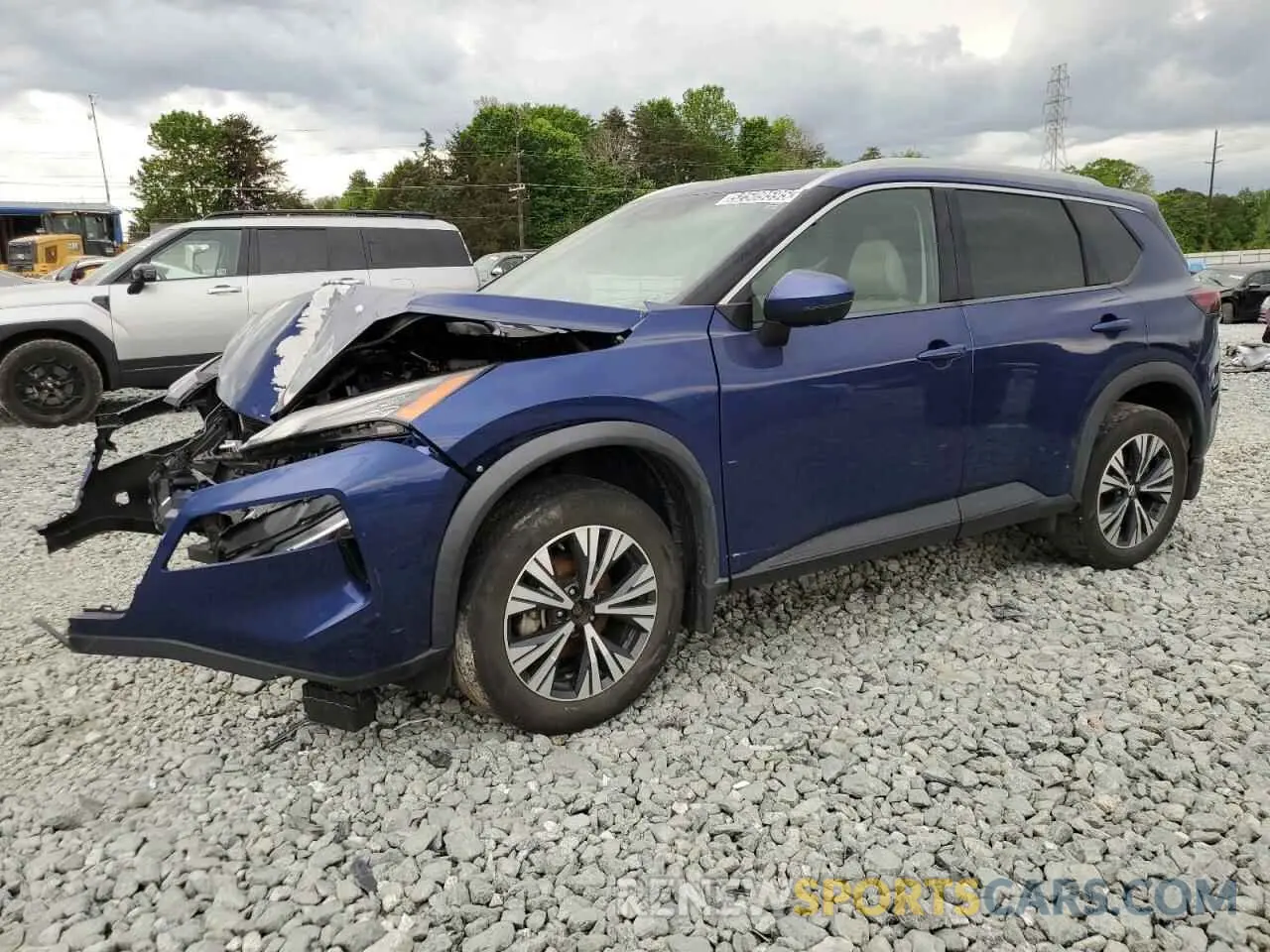 1 Photograph of a damaged car 5N1AT3BA4MC792883 NISSAN ROGUE 2021