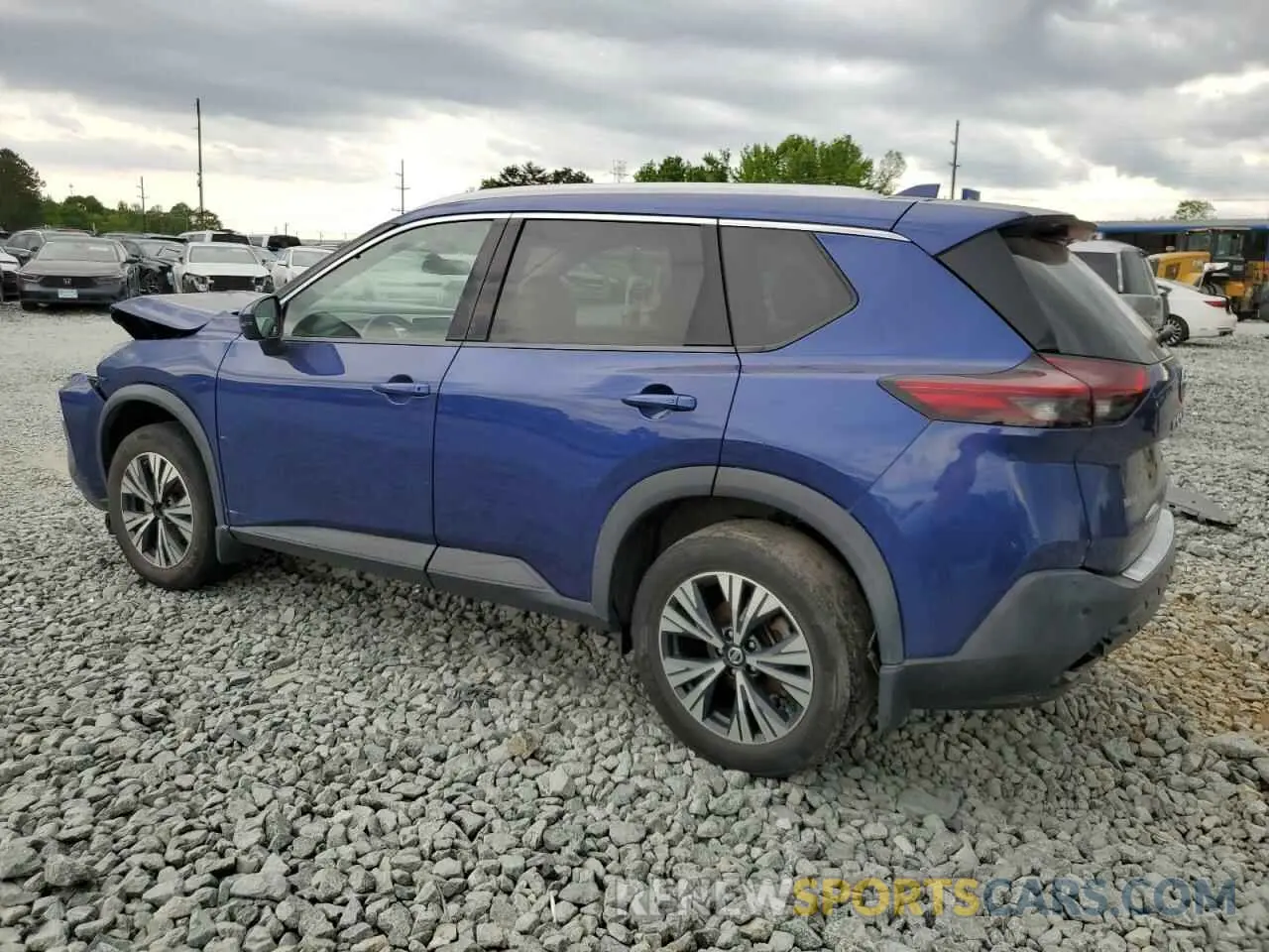 2 Photograph of a damaged car 5N1AT3BA4MC792883 NISSAN ROGUE 2021