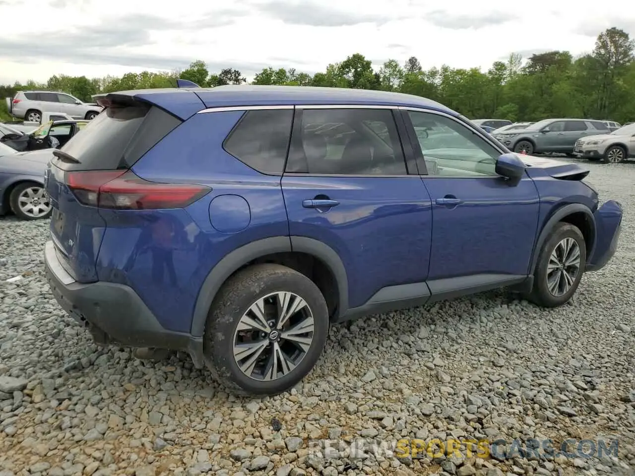 3 Photograph of a damaged car 5N1AT3BA4MC792883 NISSAN ROGUE 2021