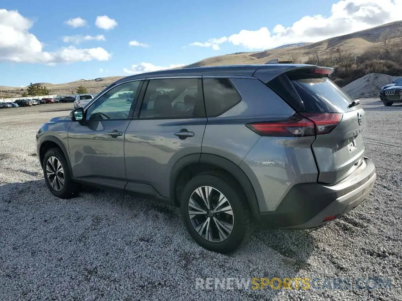 2 Photograph of a damaged car 5N1AT3BA5MC728707 NISSAN ROGUE 2021