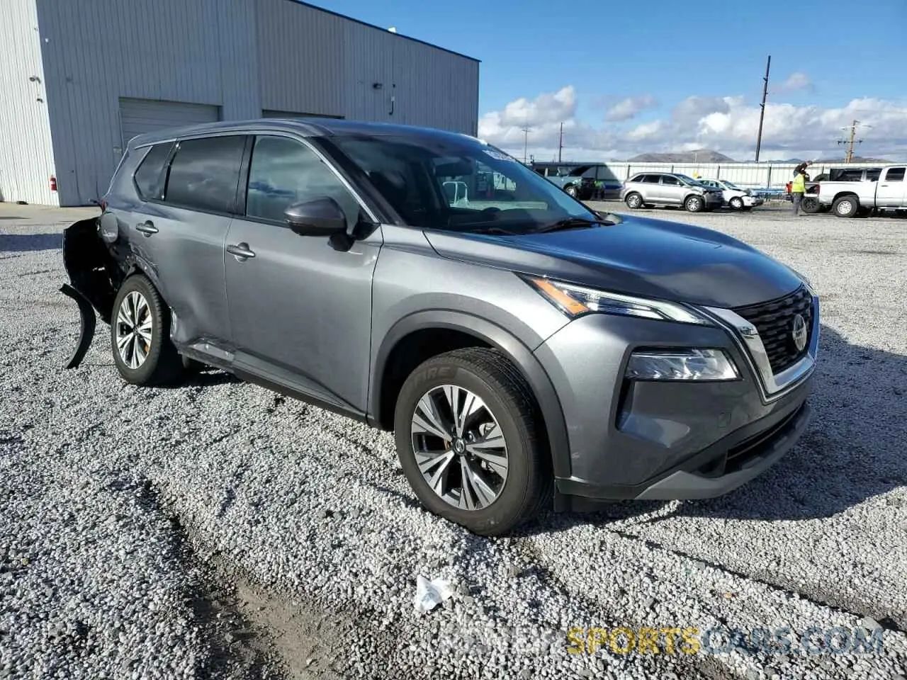 4 Photograph of a damaged car 5N1AT3BA5MC728707 NISSAN ROGUE 2021