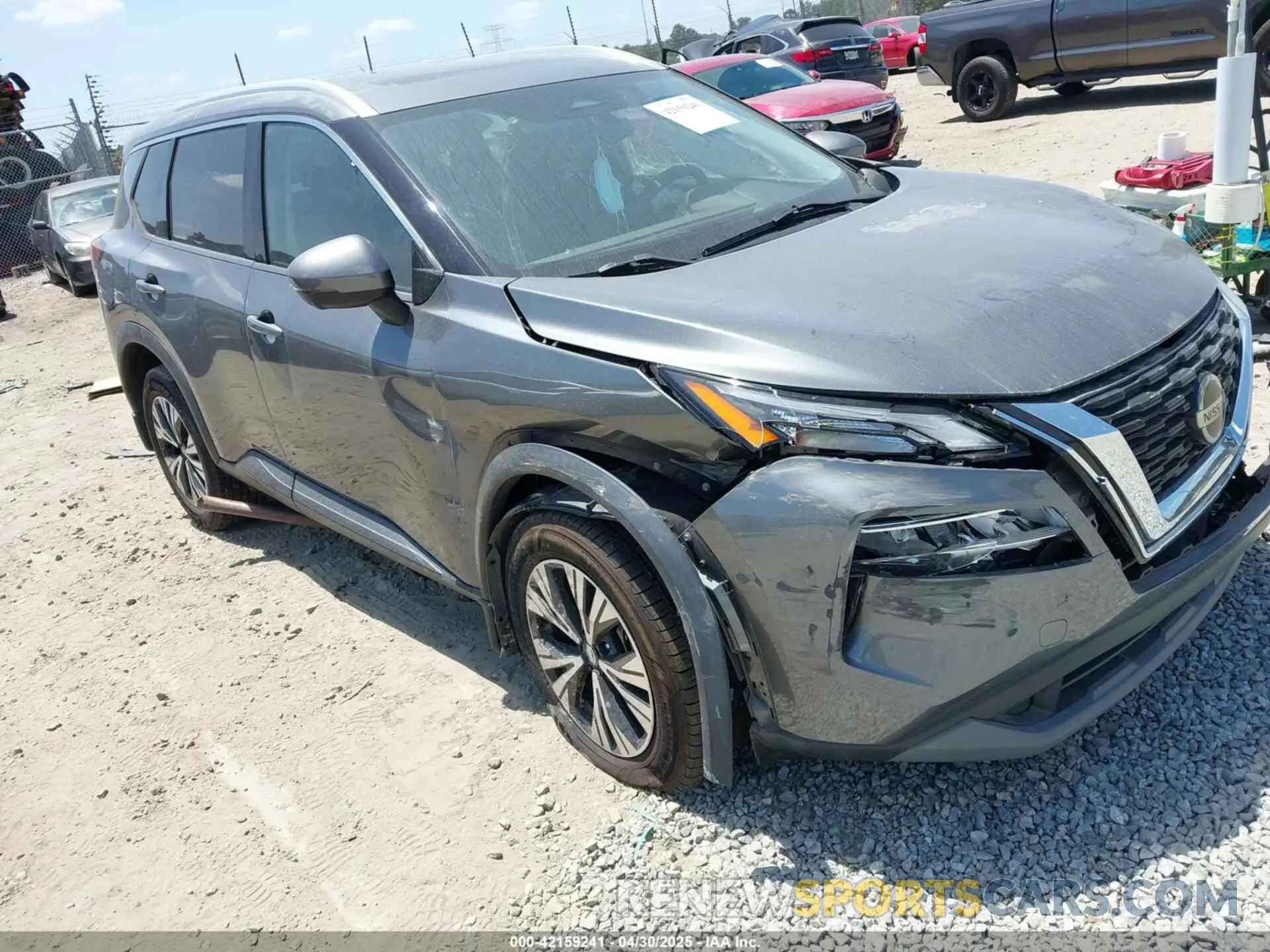 1 Photograph of a damaged car 5N1AT3BA5MC751548 NISSAN ROGUE 2021