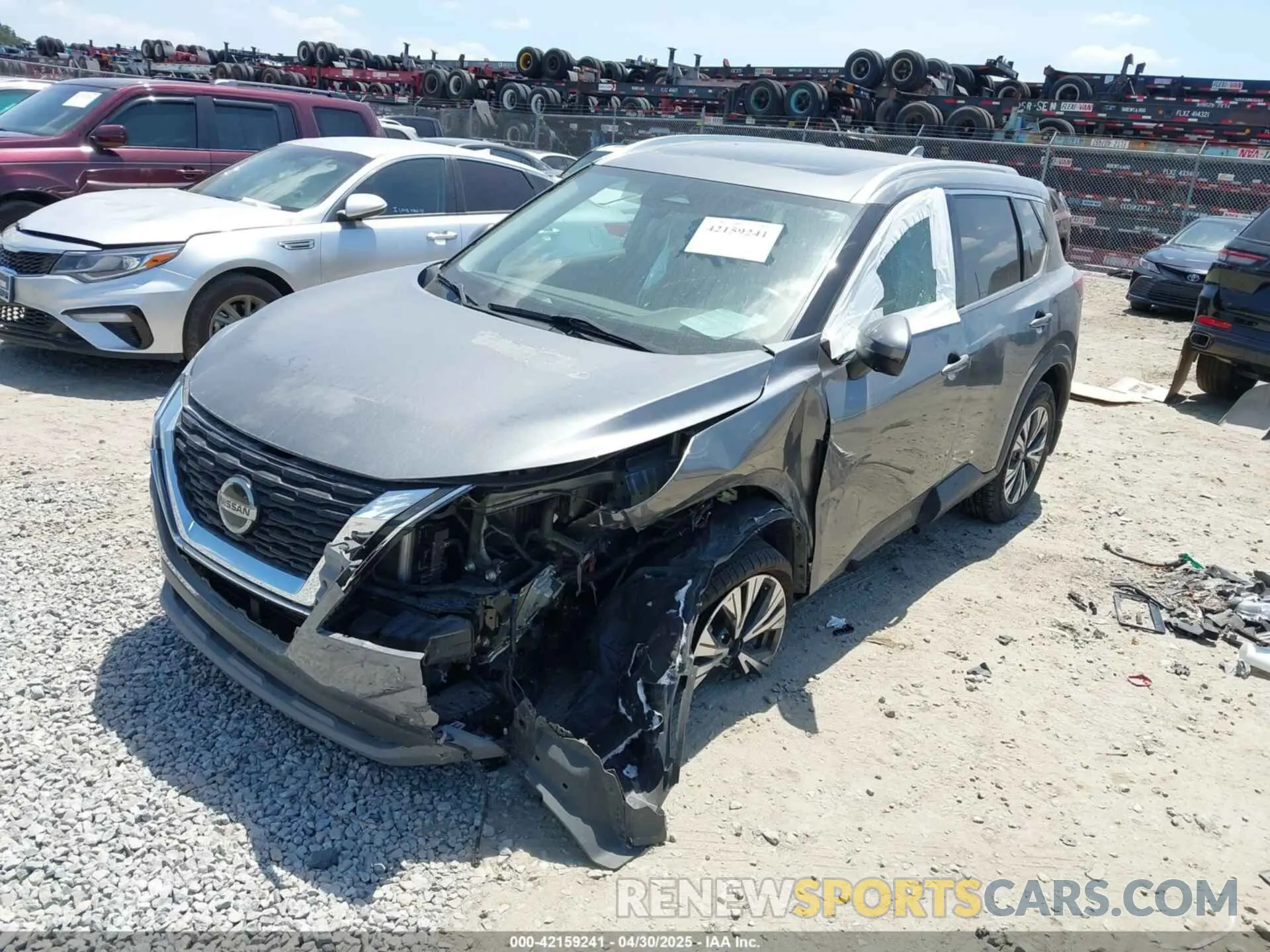 2 Photograph of a damaged car 5N1AT3BA5MC751548 NISSAN ROGUE 2021