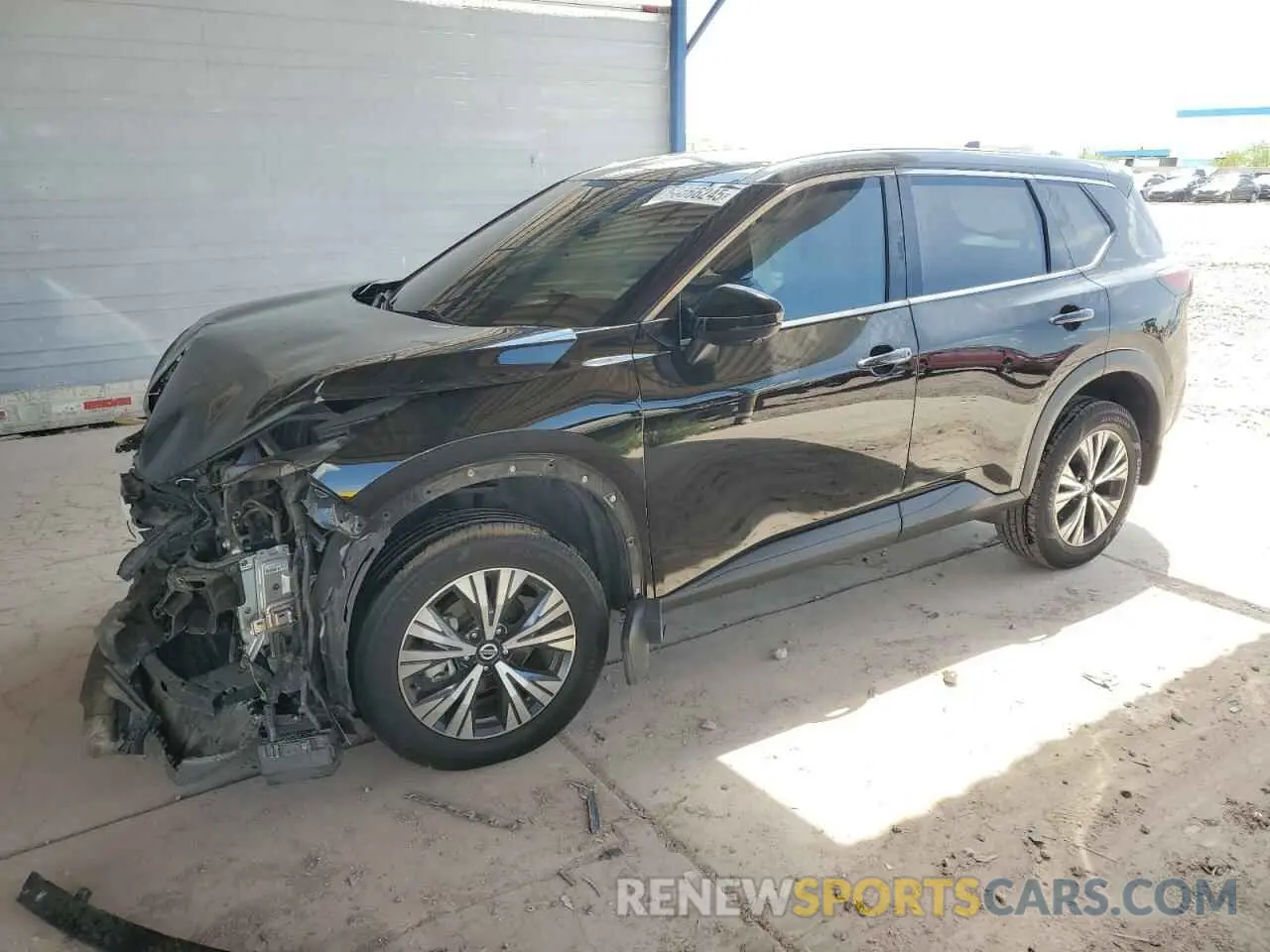 1 Photograph of a damaged car 5N1AT3BA5MC754417 NISSAN ROGUE 2021