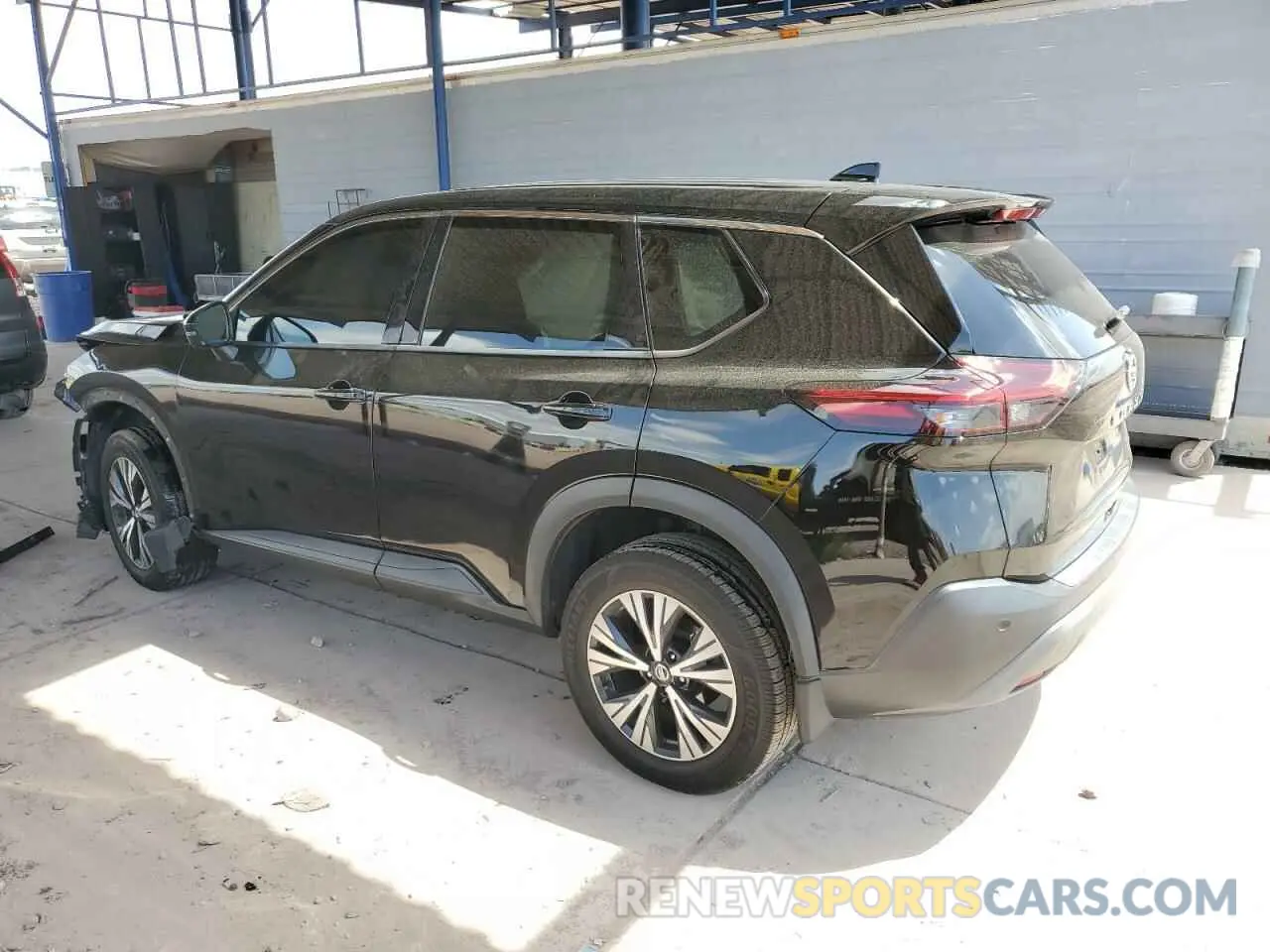 2 Photograph of a damaged car 5N1AT3BA5MC754417 NISSAN ROGUE 2021