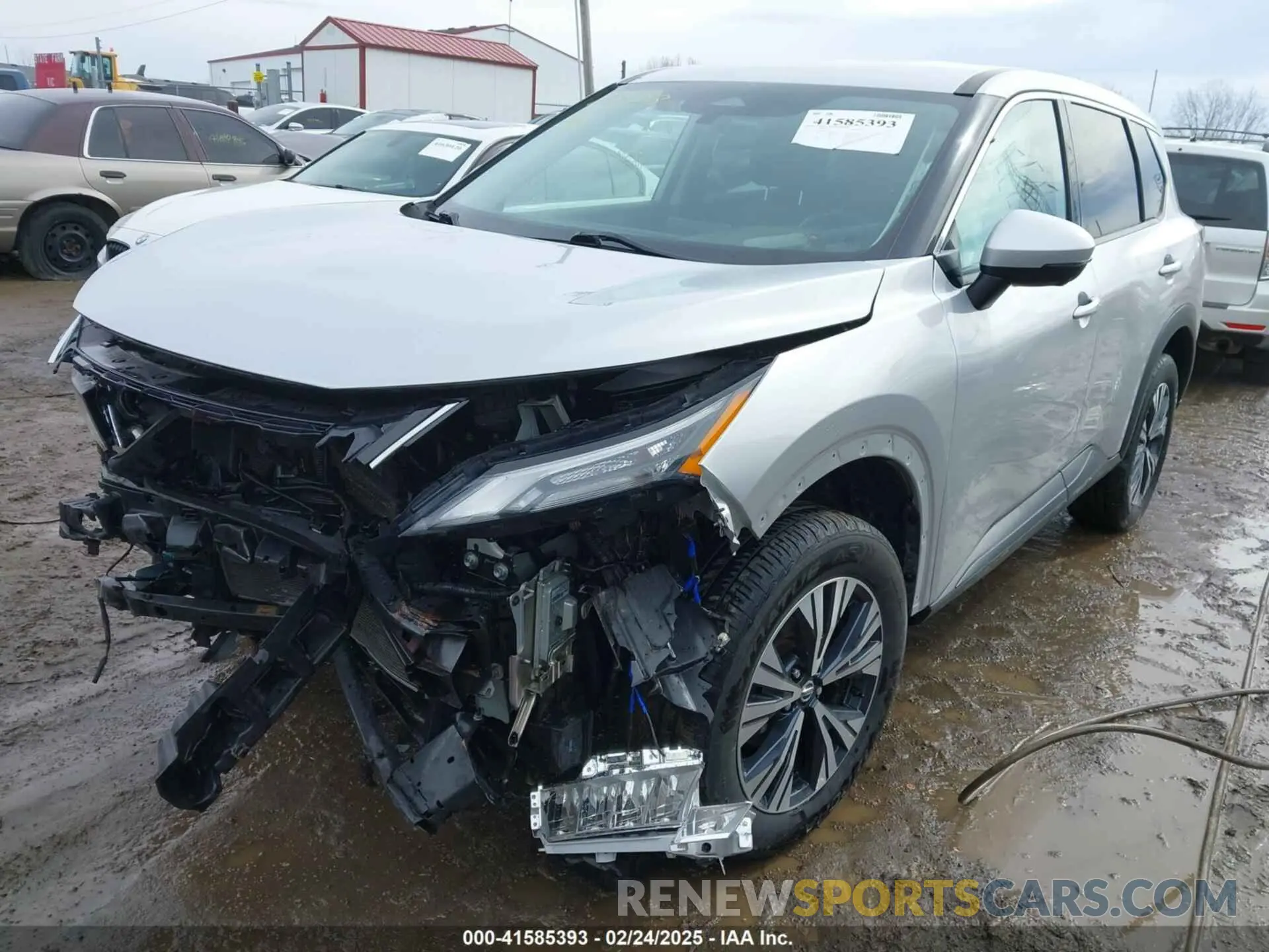 2 Photograph of a damaged car 5N1AT3BA5MC765367 NISSAN ROGUE 2021