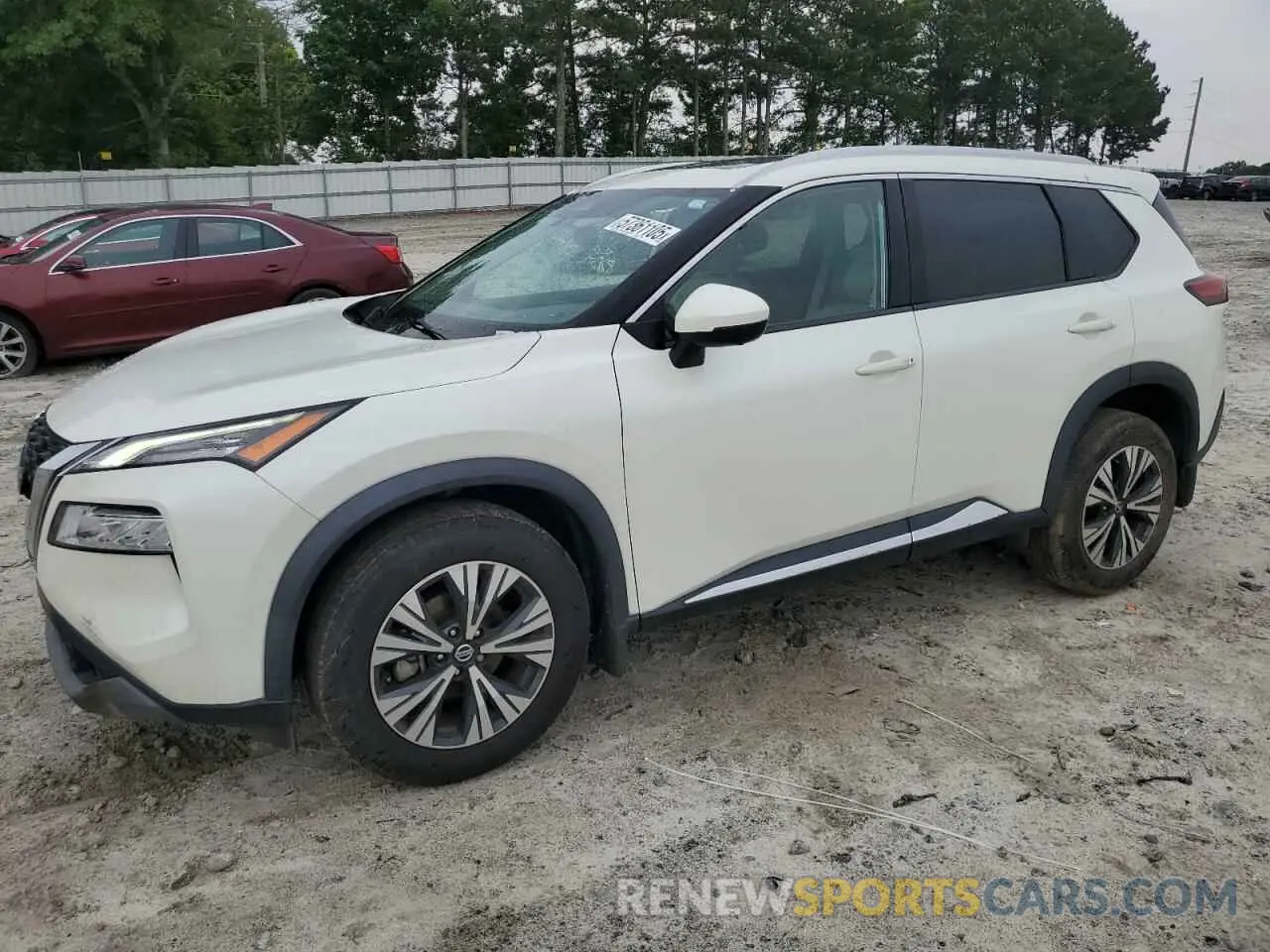 1 Photograph of a damaged car 5N1AT3BA5MC793217 NISSAN ROGUE 2021
