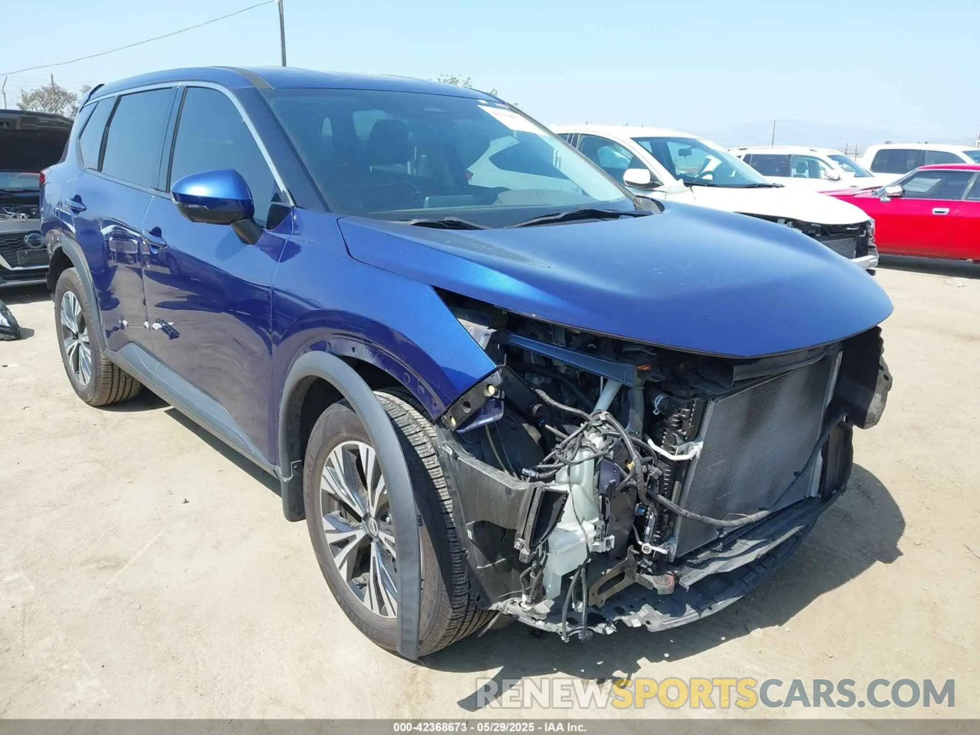 1 Photograph of a damaged car 5N1AT3BA5MC821839 NISSAN ROGUE 2021