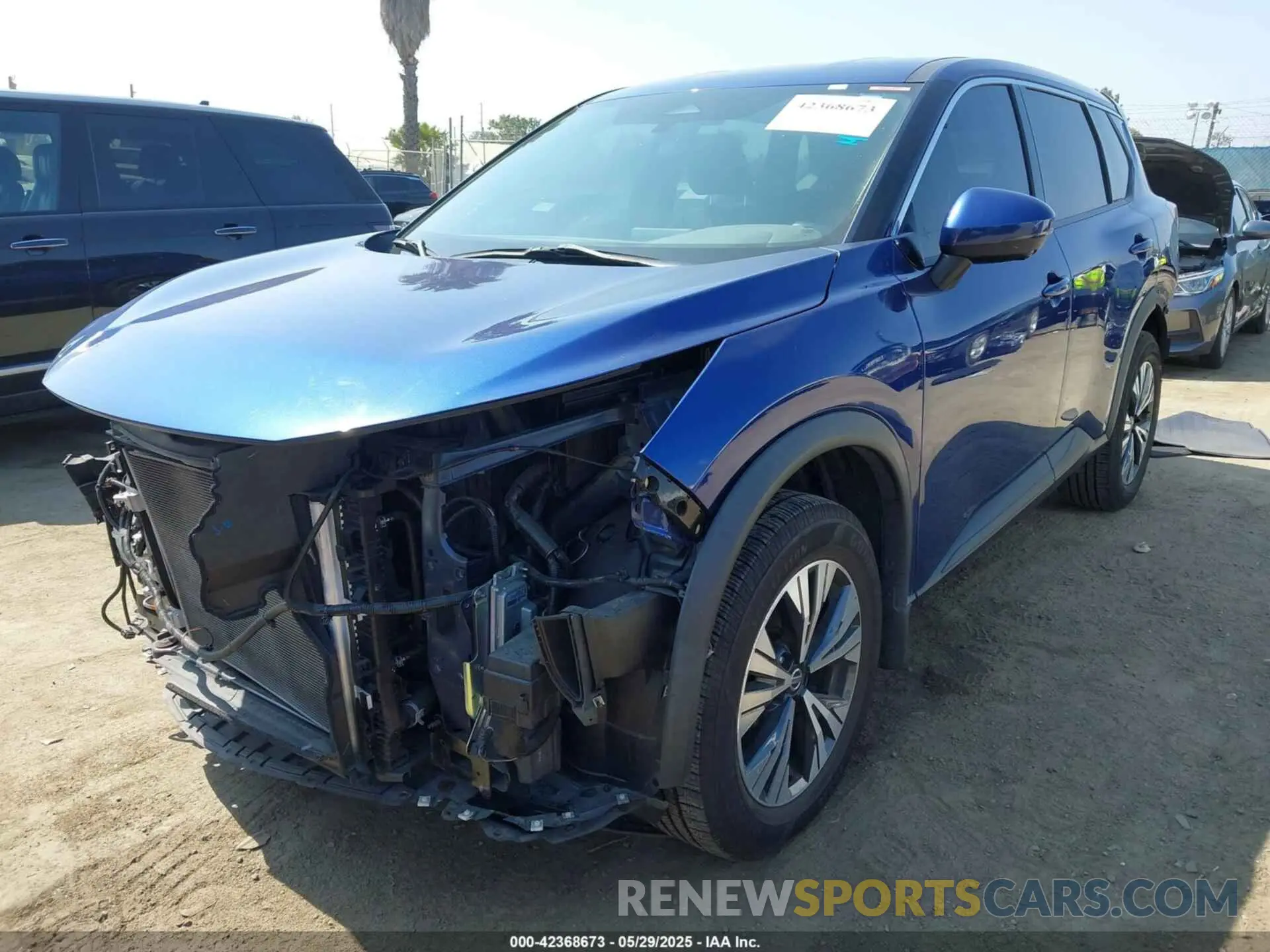 2 Photograph of a damaged car 5N1AT3BA5MC821839 NISSAN ROGUE 2021