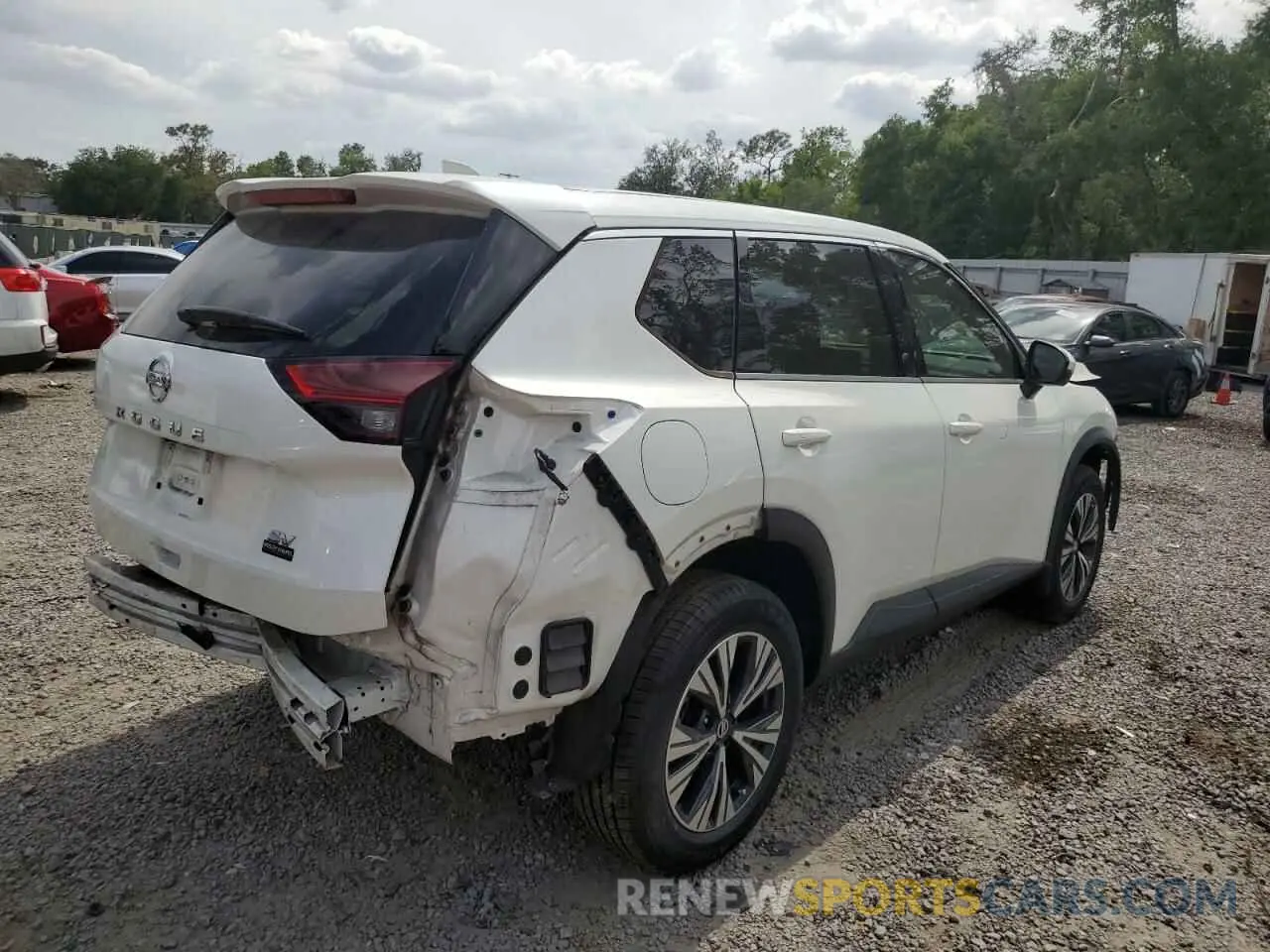 3 Photograph of a damaged car 5N1AT3BA6MC680926 NISSAN ROGUE 2021