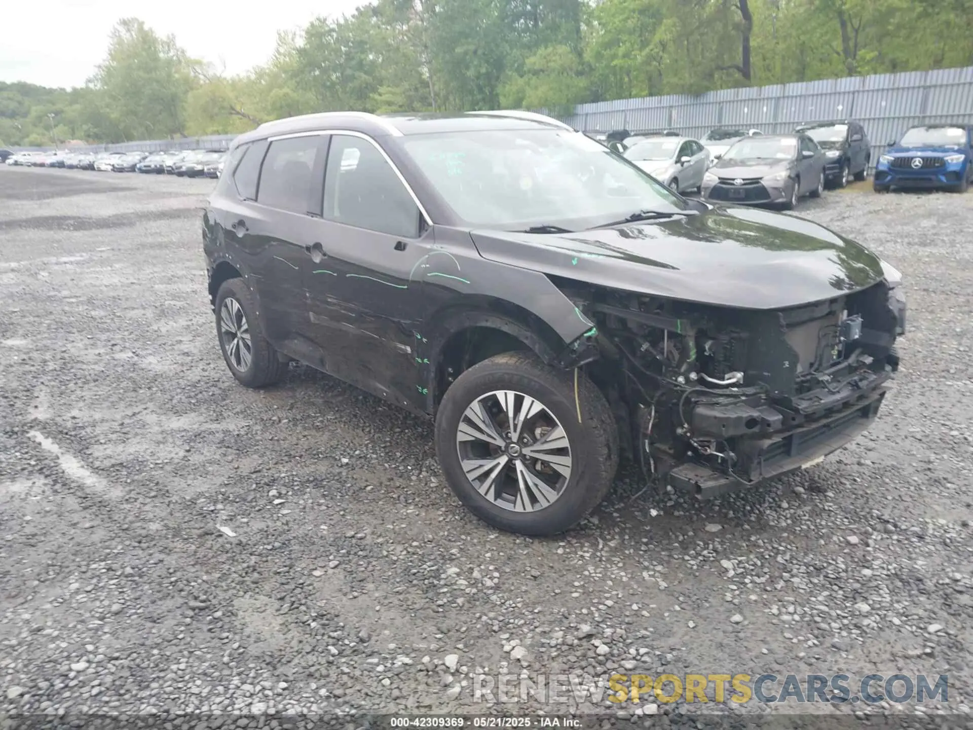 1 Photograph of a damaged car 5N1AT3BA6MC689190 NISSAN ROGUE 2021