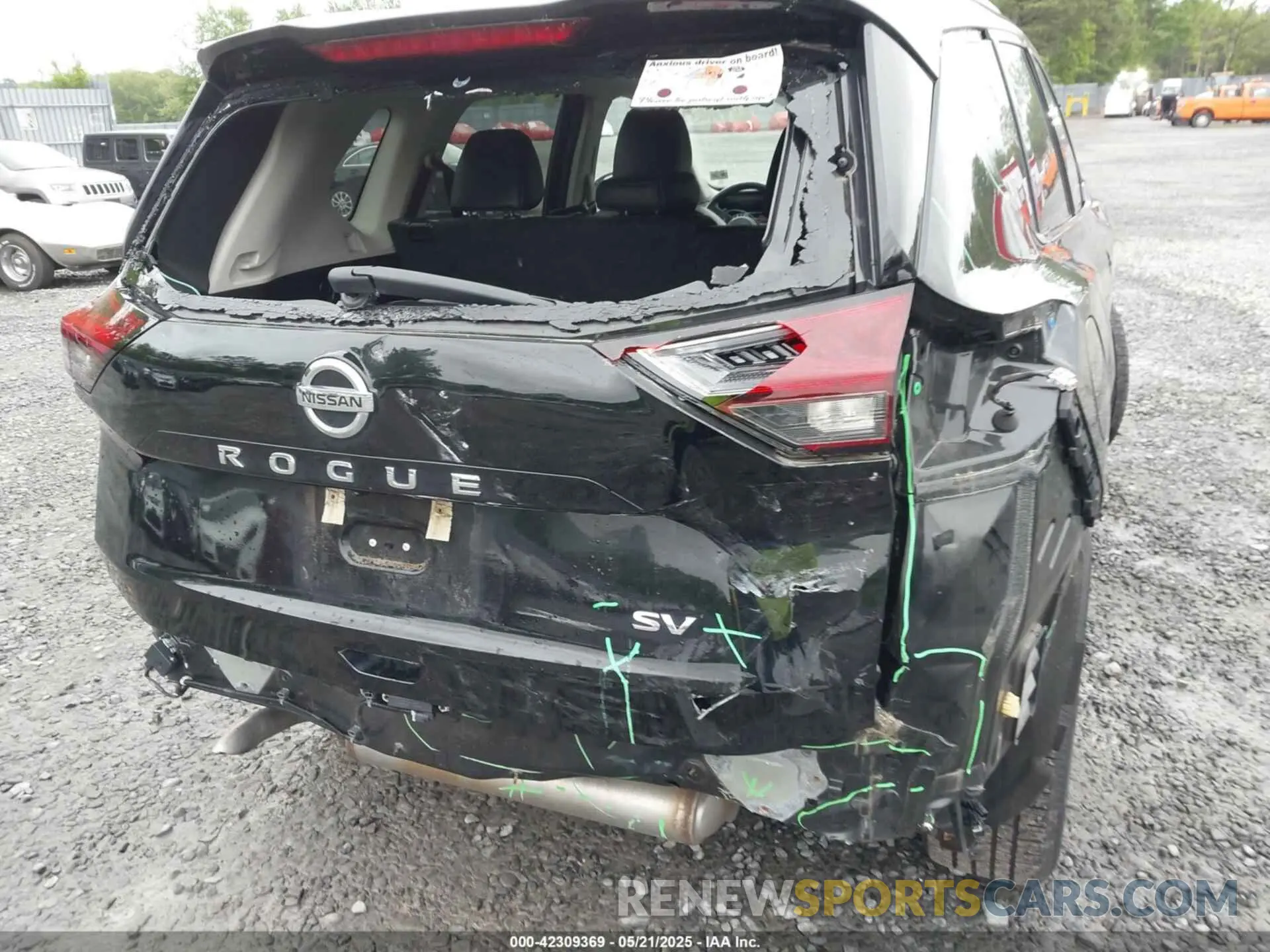 21 Photograph of a damaged car 5N1AT3BA6MC689190 NISSAN ROGUE 2021