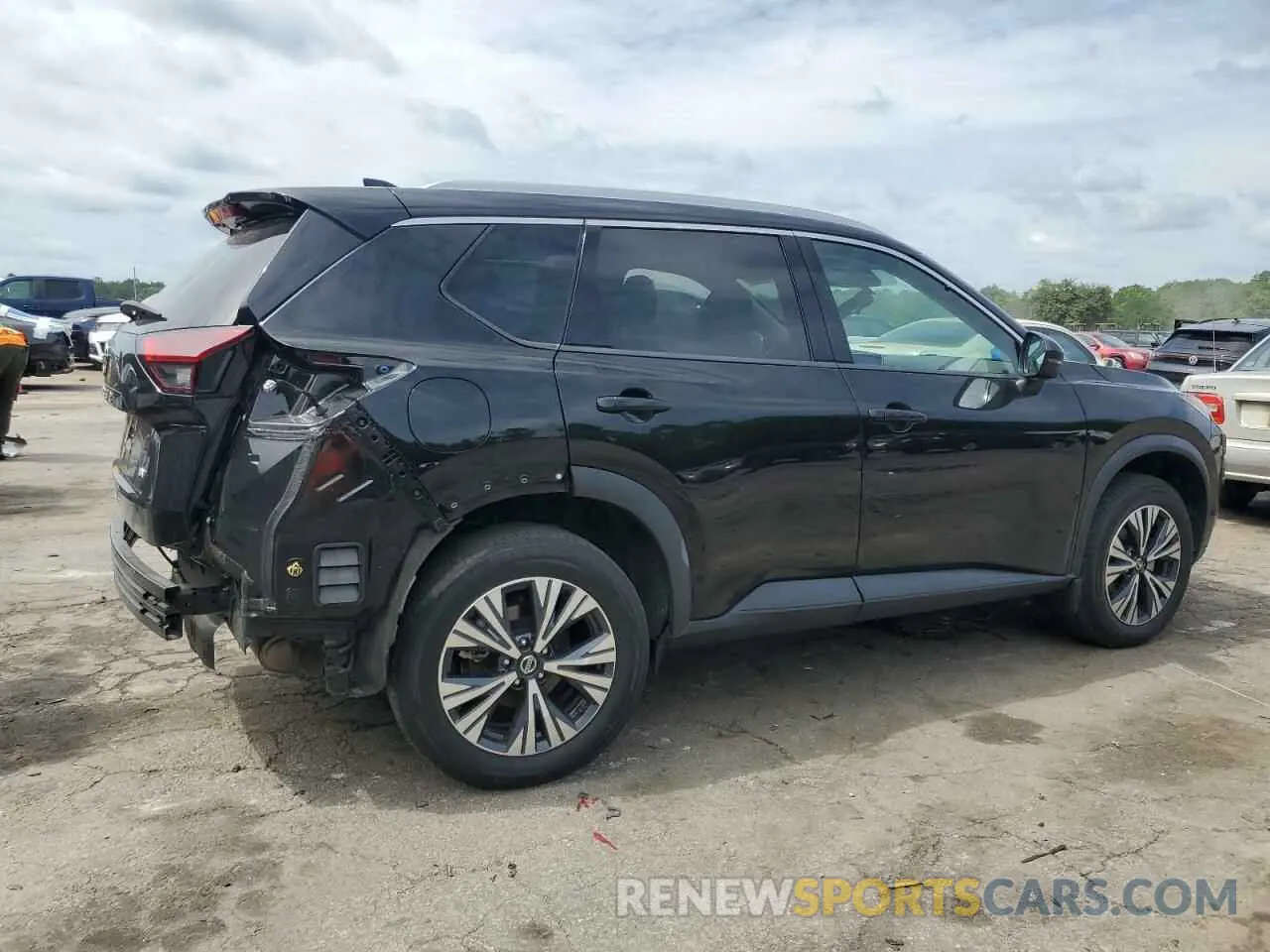 3 Photograph of a damaged car 5N1AT3BA6MC711317 NISSAN ROGUE 2021