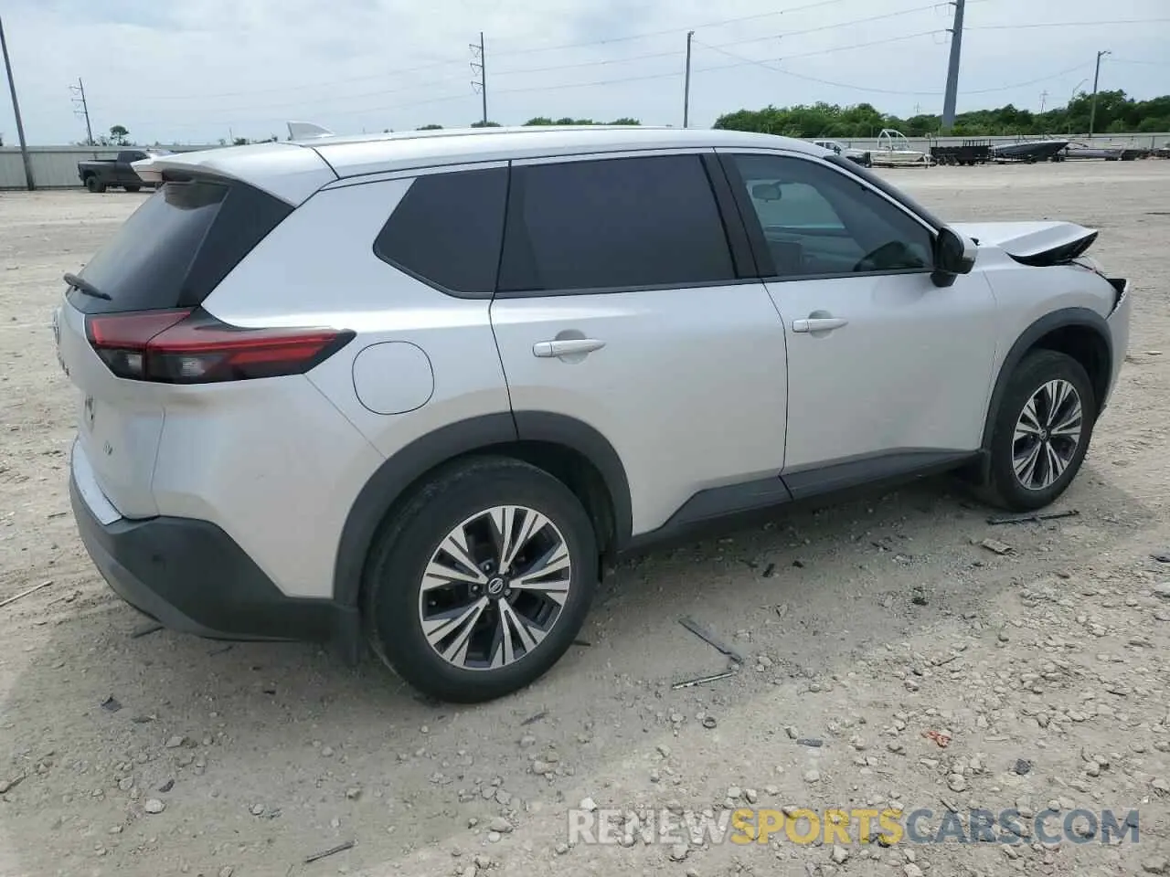 3 Photograph of a damaged car 5N1AT3BA6MC712063 NISSAN ROGUE 2021