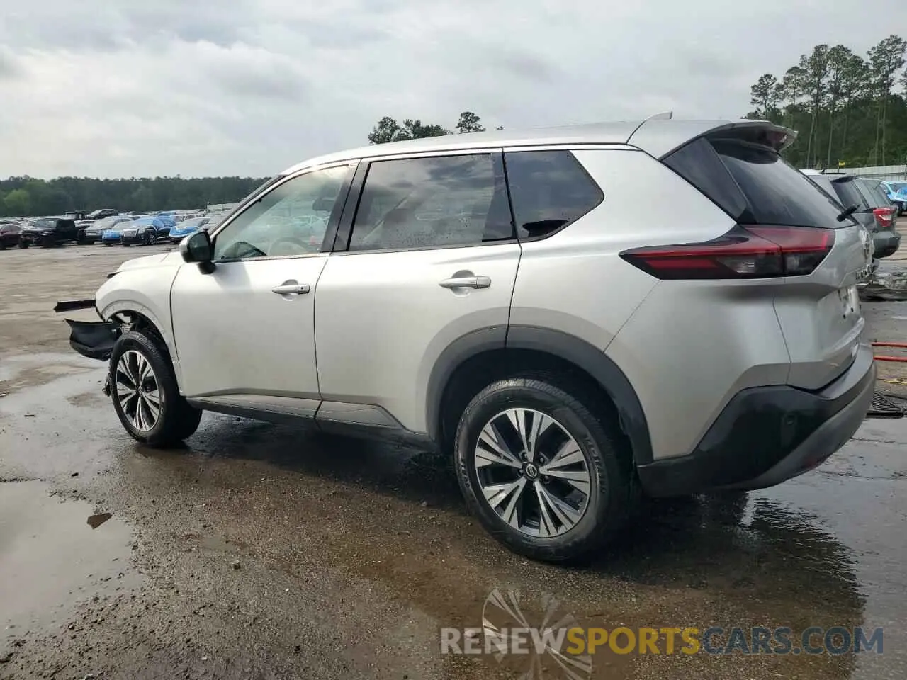 2 Photograph of a damaged car 5N1AT3BA6MC732894 NISSAN ROGUE 2021