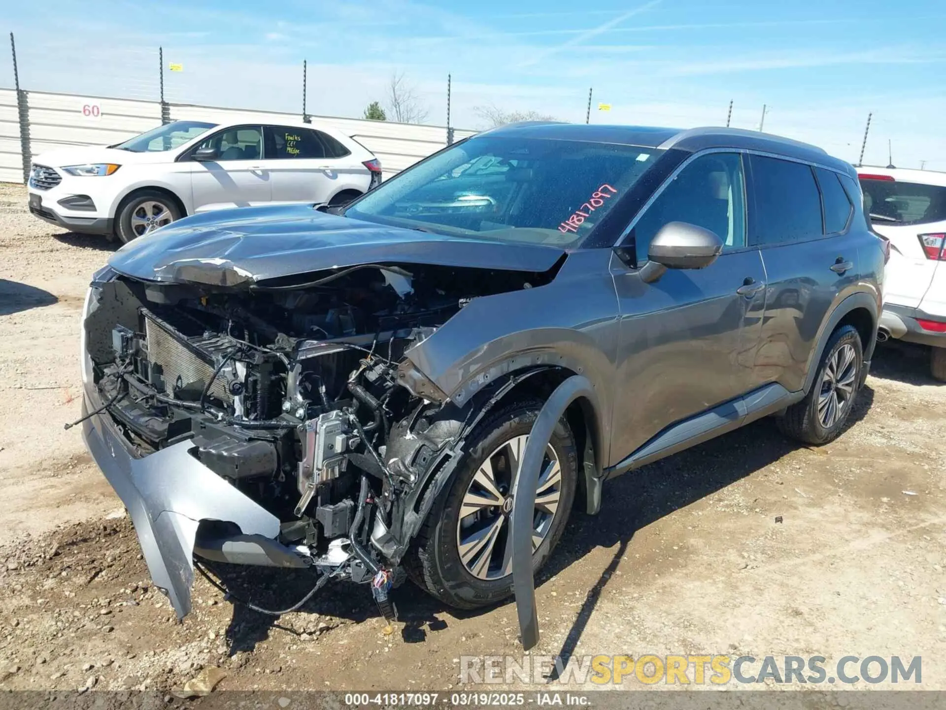 2 Photograph of a damaged car 5N1AT3BA6MC797924 NISSAN ROGUE 2021