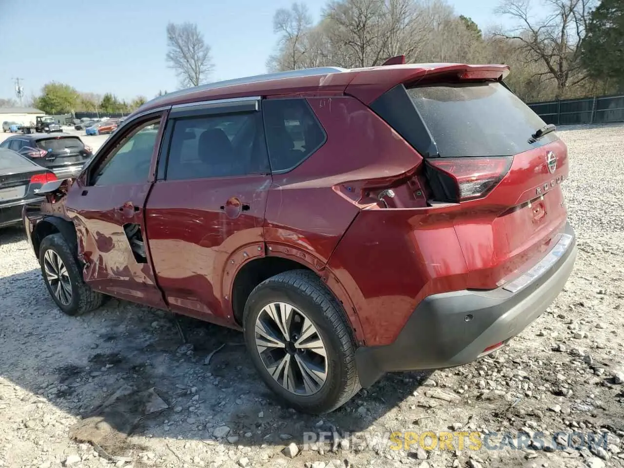 2 Photograph of a damaged car 5N1AT3BA6MC798815 NISSAN ROGUE 2021