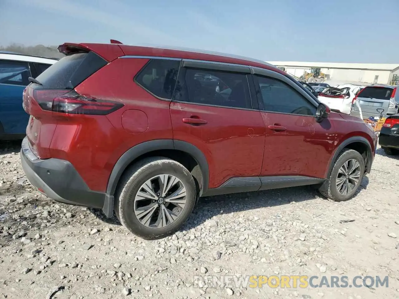3 Photograph of a damaged car 5N1AT3BA6MC798815 NISSAN ROGUE 2021