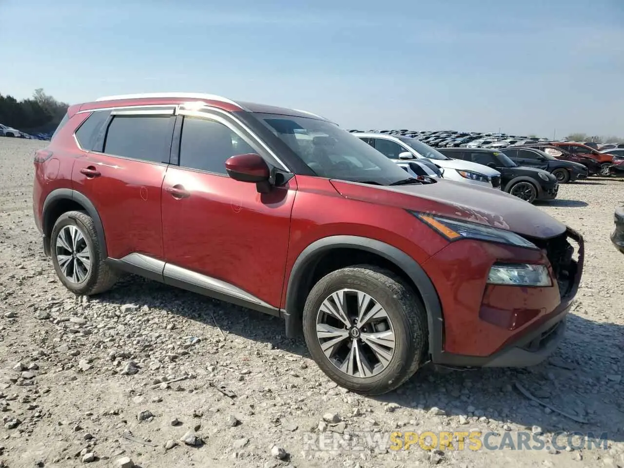 4 Photograph of a damaged car 5N1AT3BA6MC798815 NISSAN ROGUE 2021