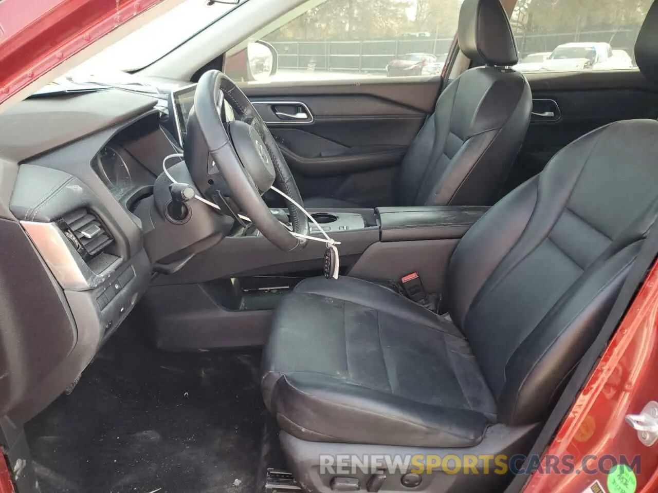 7 Photograph of a damaged car 5N1AT3BA6MC798815 NISSAN ROGUE 2021